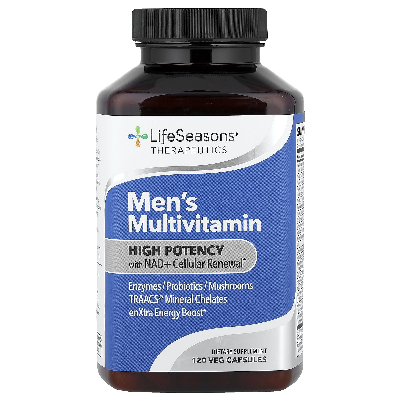 LifeSeasons Therapeutics, Men's Multivitamin, High Potency – 120 gélules végétales — Tunisie