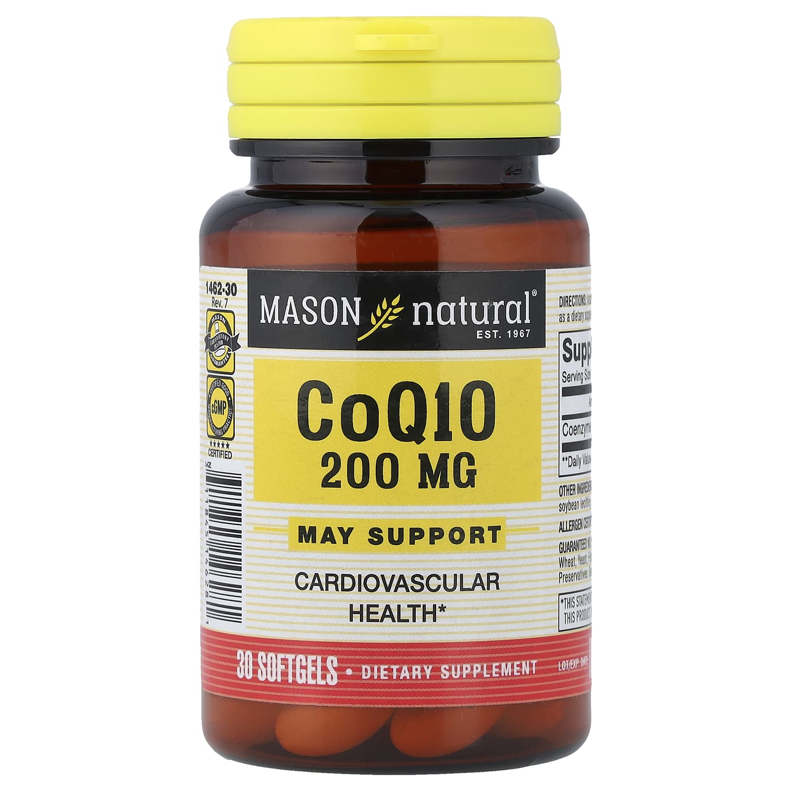 Mason Natural CoQ10 – 30 capsules molles — Tunisie