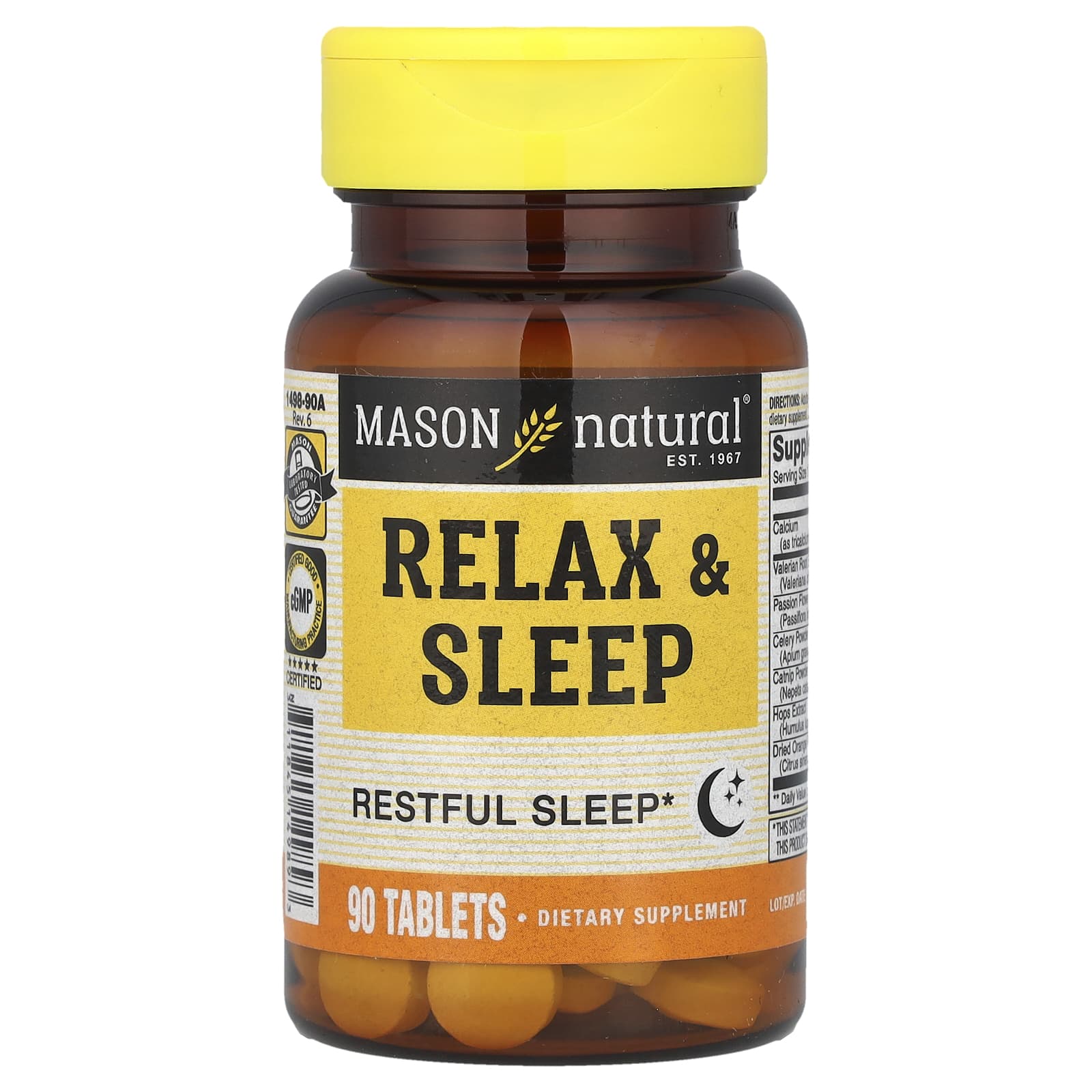 Mason Natural Relax & Sleep – 90 comprimés — Tunisie