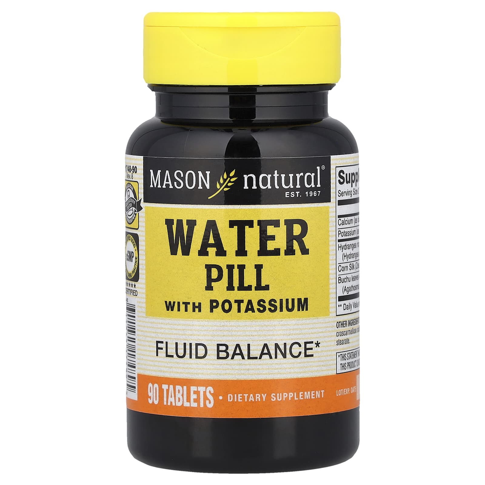 Mason Natural Water Pill with Potassium – 90 comprimés — Tunisie