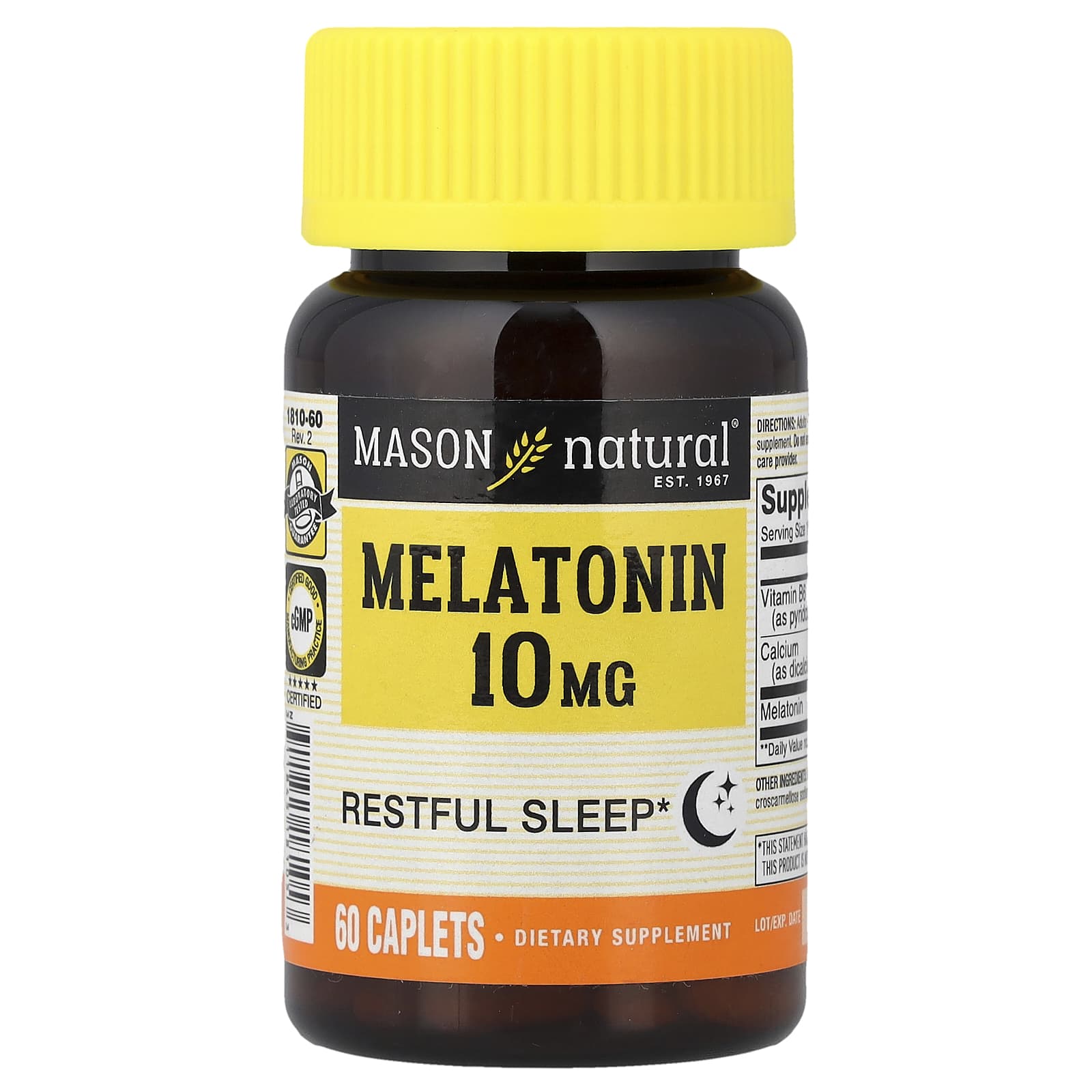Mason Natural Melatonin – 10 mg — Tunisie