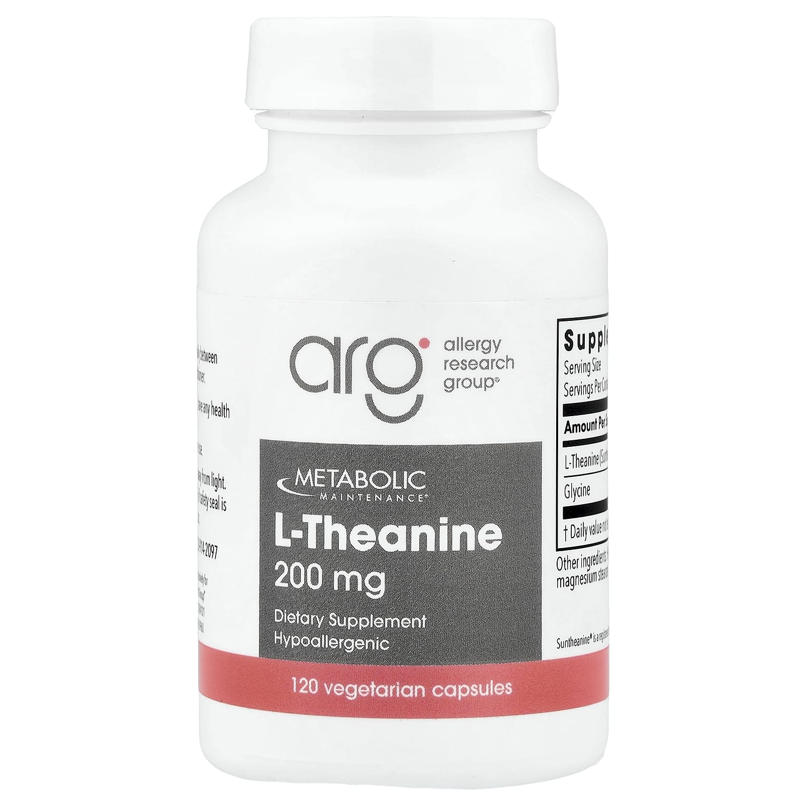 Metabolic Maintenance L-Theanine – 120 gélules végétales — Tunisie