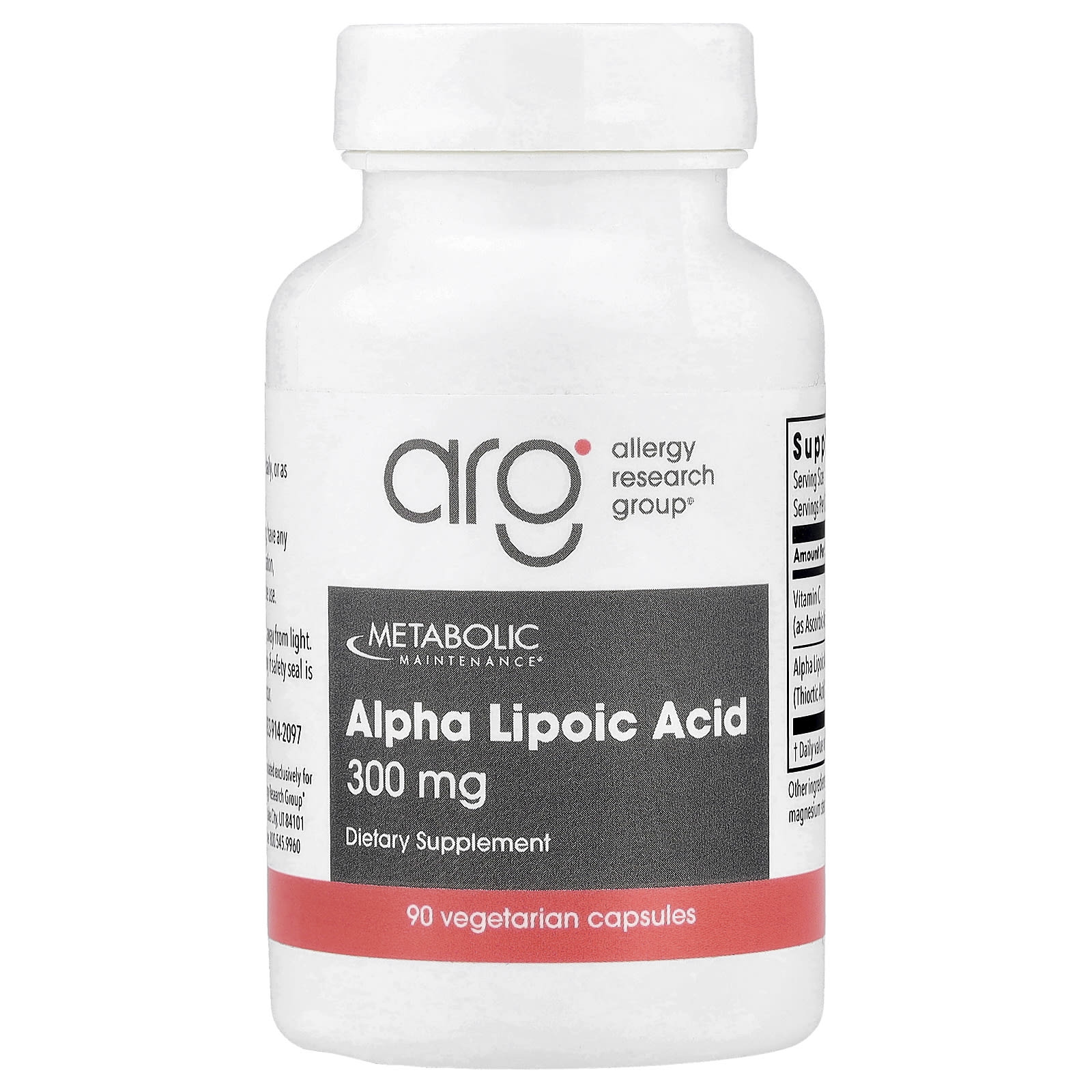 Metabolic Maintenance Alpha Lipoic Acid – 90 gélules végétales — Tunisie