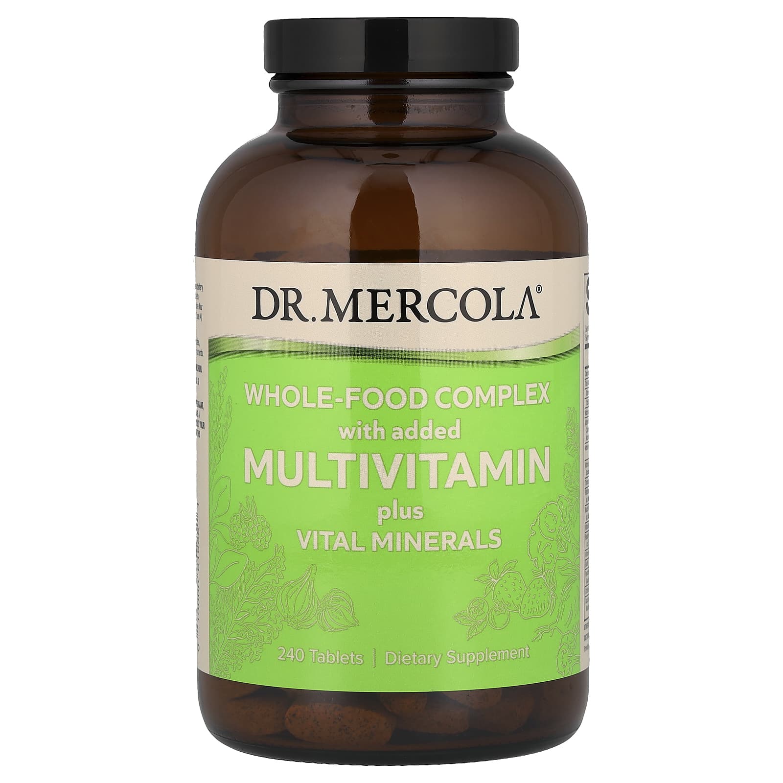 Dr. Mercola Whole-Food Complex With Added Multivitamin Plus Vital Minerals – 240 comprimés — Tunisie
