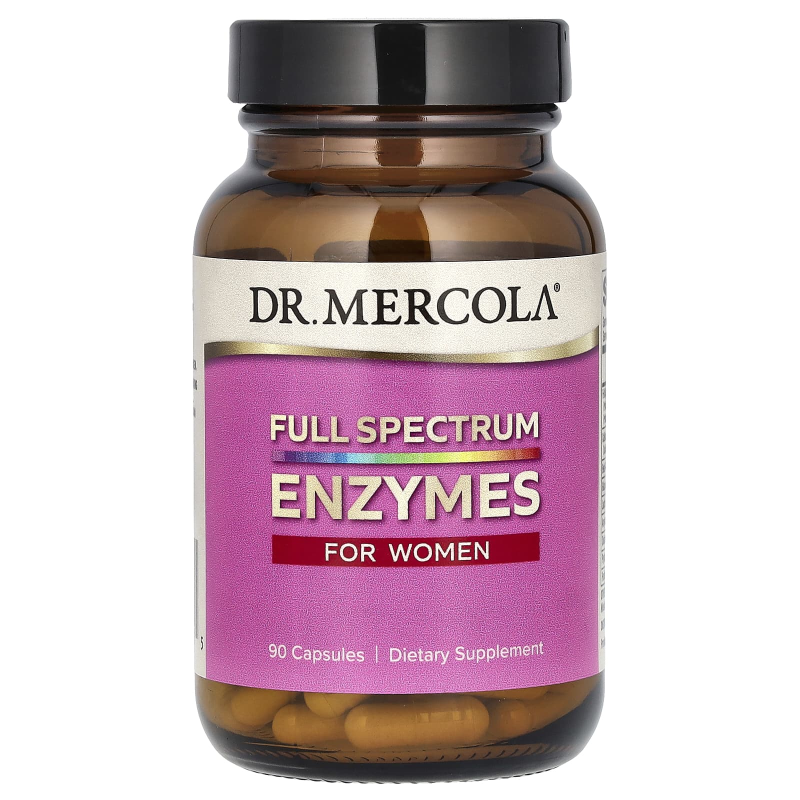 Dr. Mercola Full Spectrum Enzymes for Women – 90 gélules — Tunisie