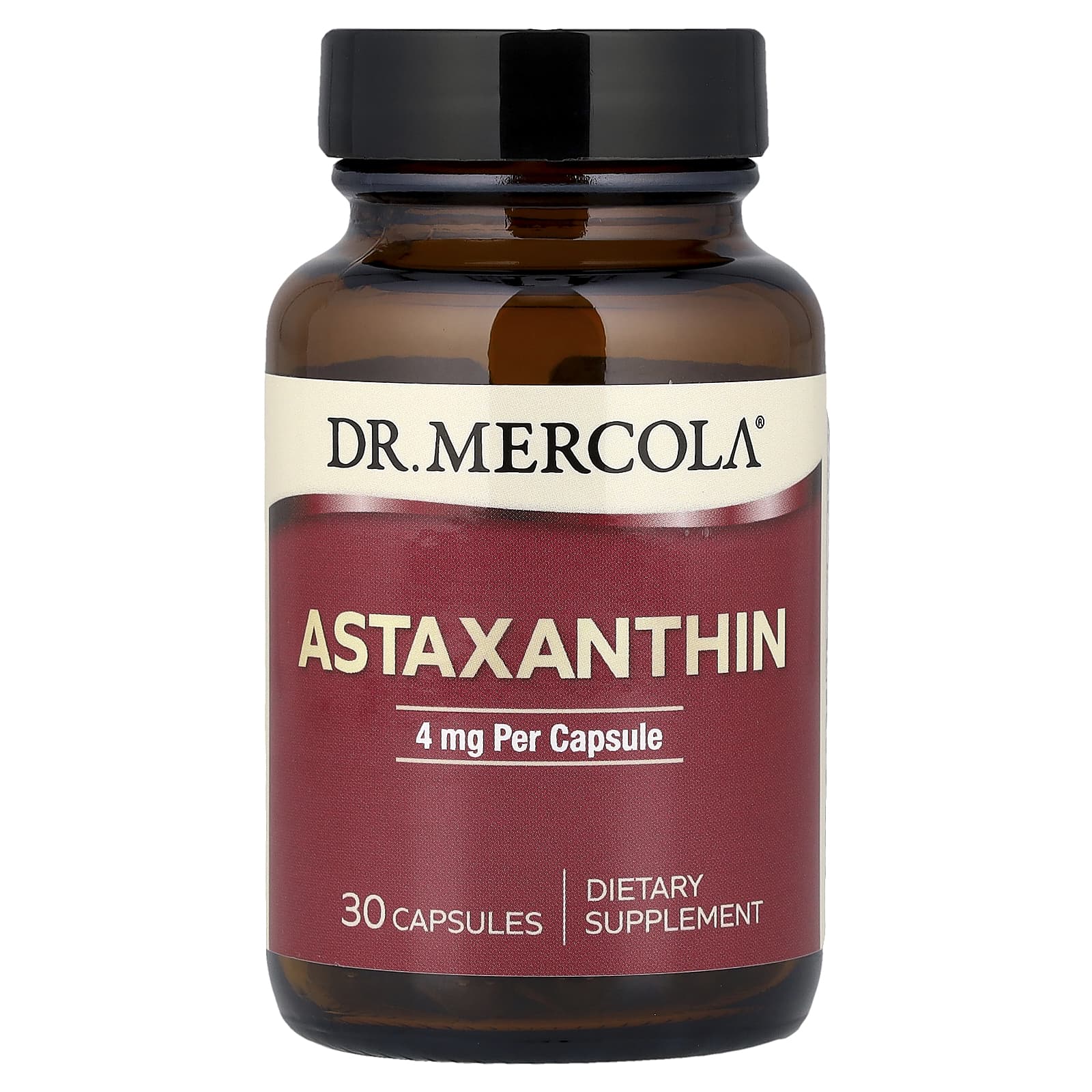 Dr. Mercola Astaxanthin – 4 mg – 30 gélules — Tunisie