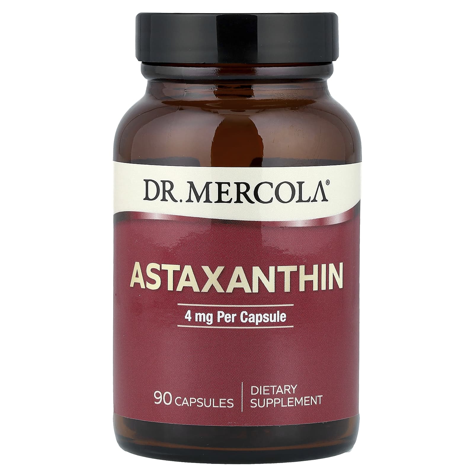 Dr. Mercola Astaxanthin – 4 mg – 90 gélules — Tunisie