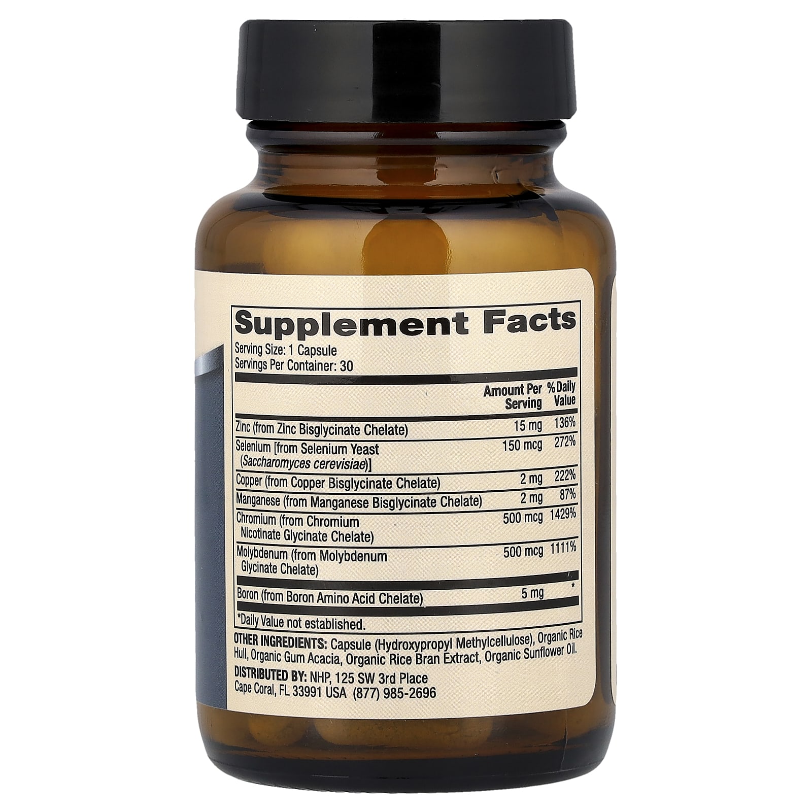 Dr. Mercola Essential Mineral Complex – 30 gélules — photo 2 sur 2