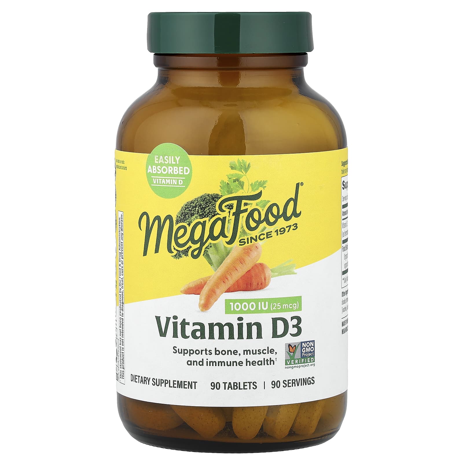 MegaFood Vitamin D3 – 90 comprimés — Tunisie