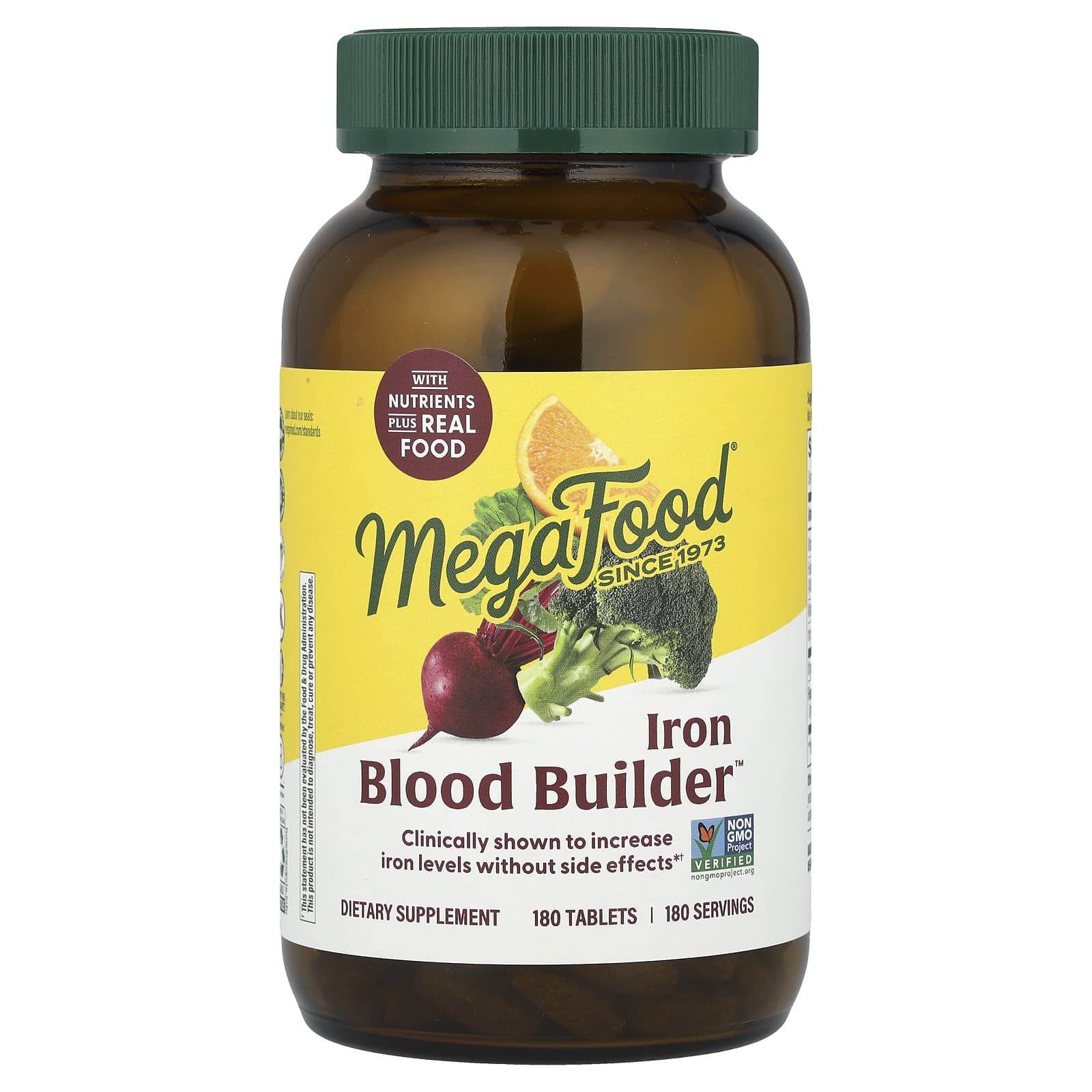 MegaFood Iron Blood Builder – 180 comprimés — Tunisie