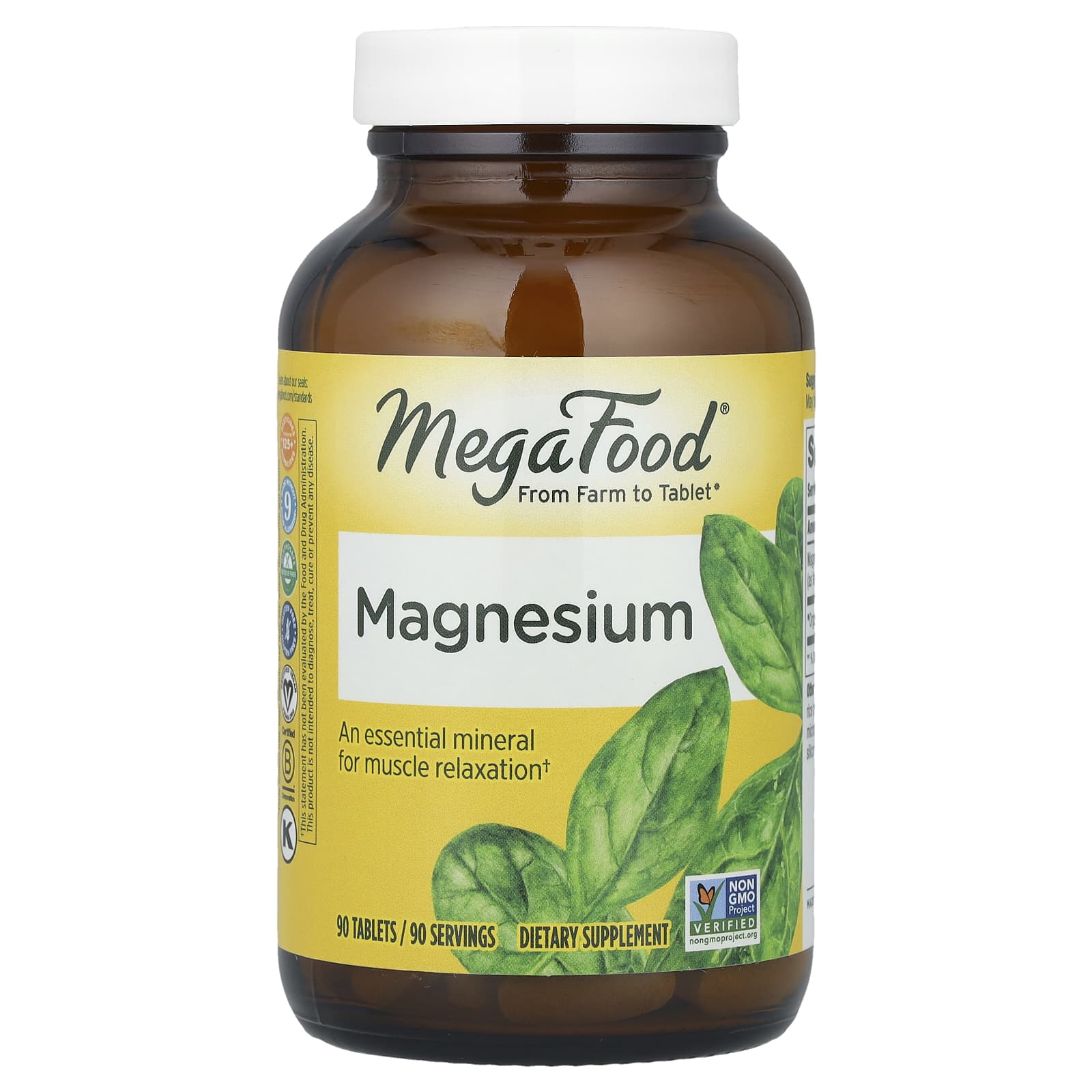 MegaFood Magnesium – 90 comprimés — Tunisie