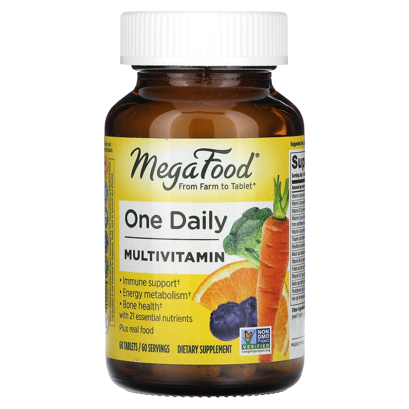 MegaFood One Daily Multivitamin – 60 comprimés — Tunisie