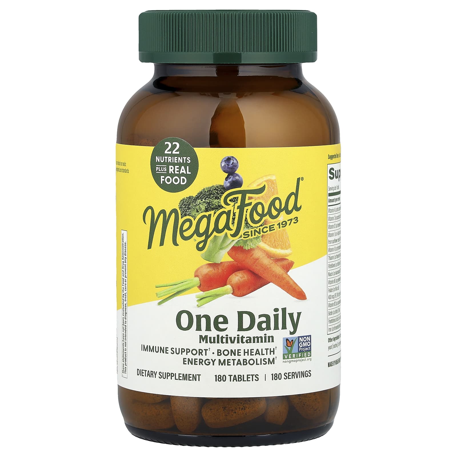 MegaFood One Daily Multivitamin – 180 comprimés — Tunisie