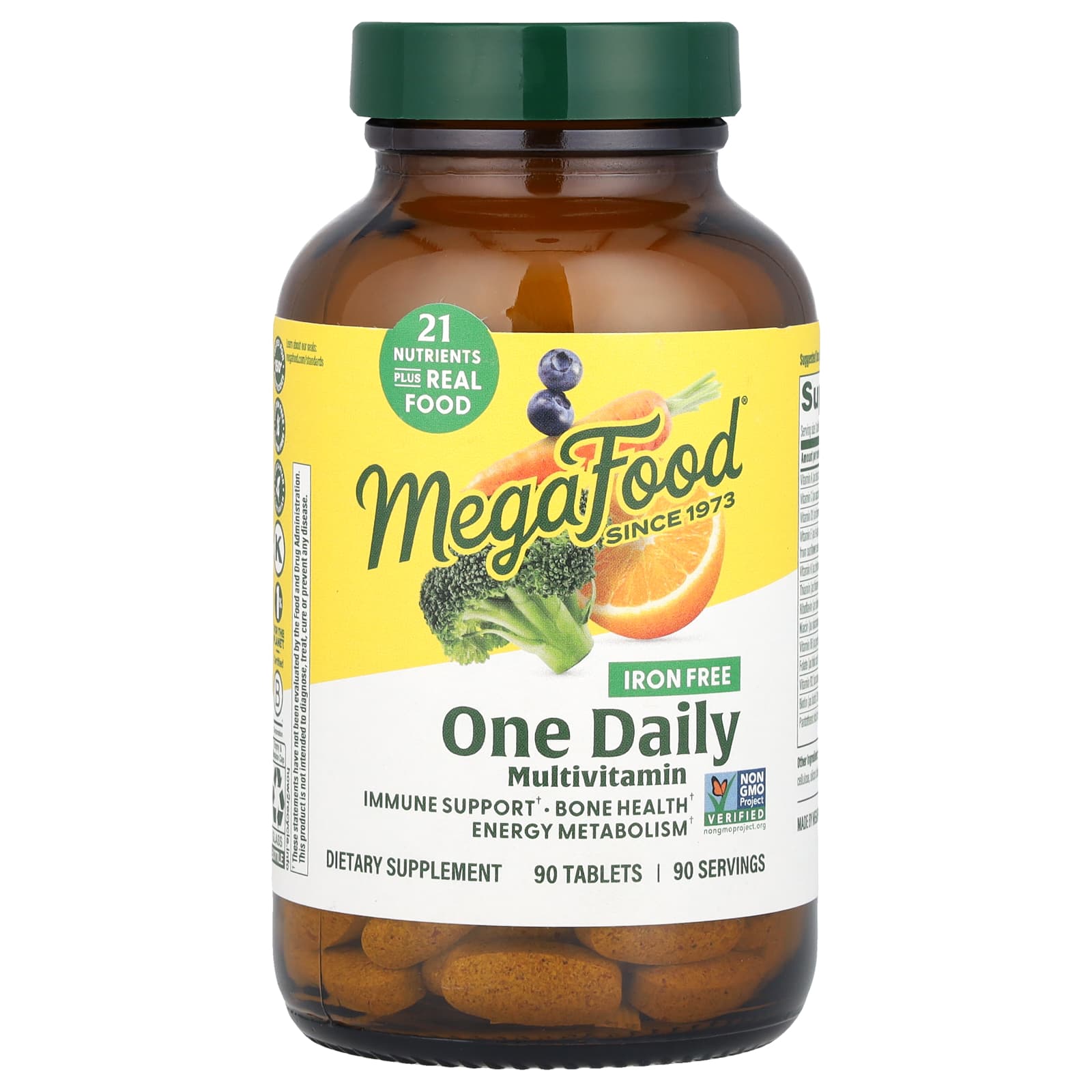 MegaFood One Daily Multivitamin, Iron Free – 90 comprimés — Tunisie