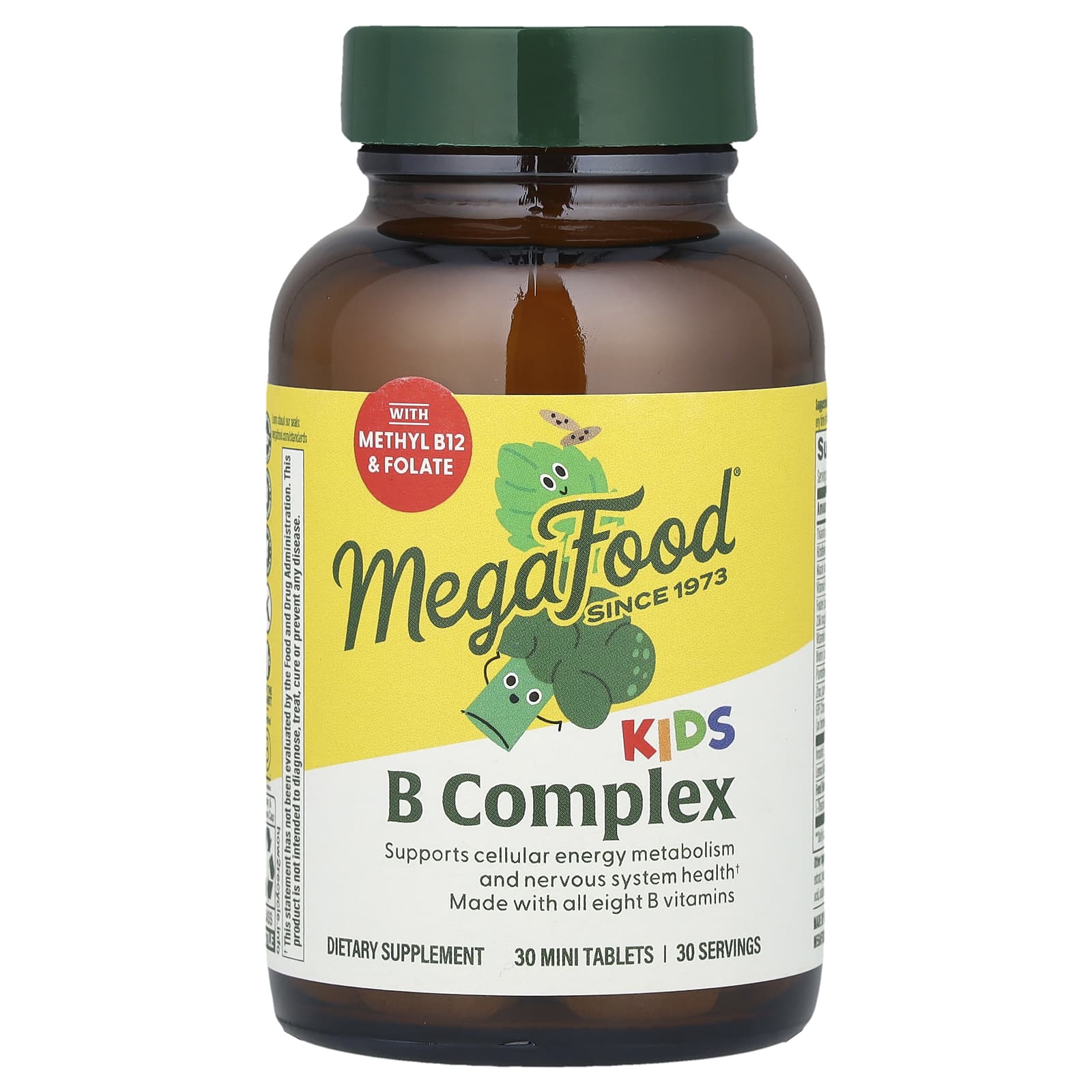 MegaFood Kids B Complex, 30 Mini Tablets — Tunisie