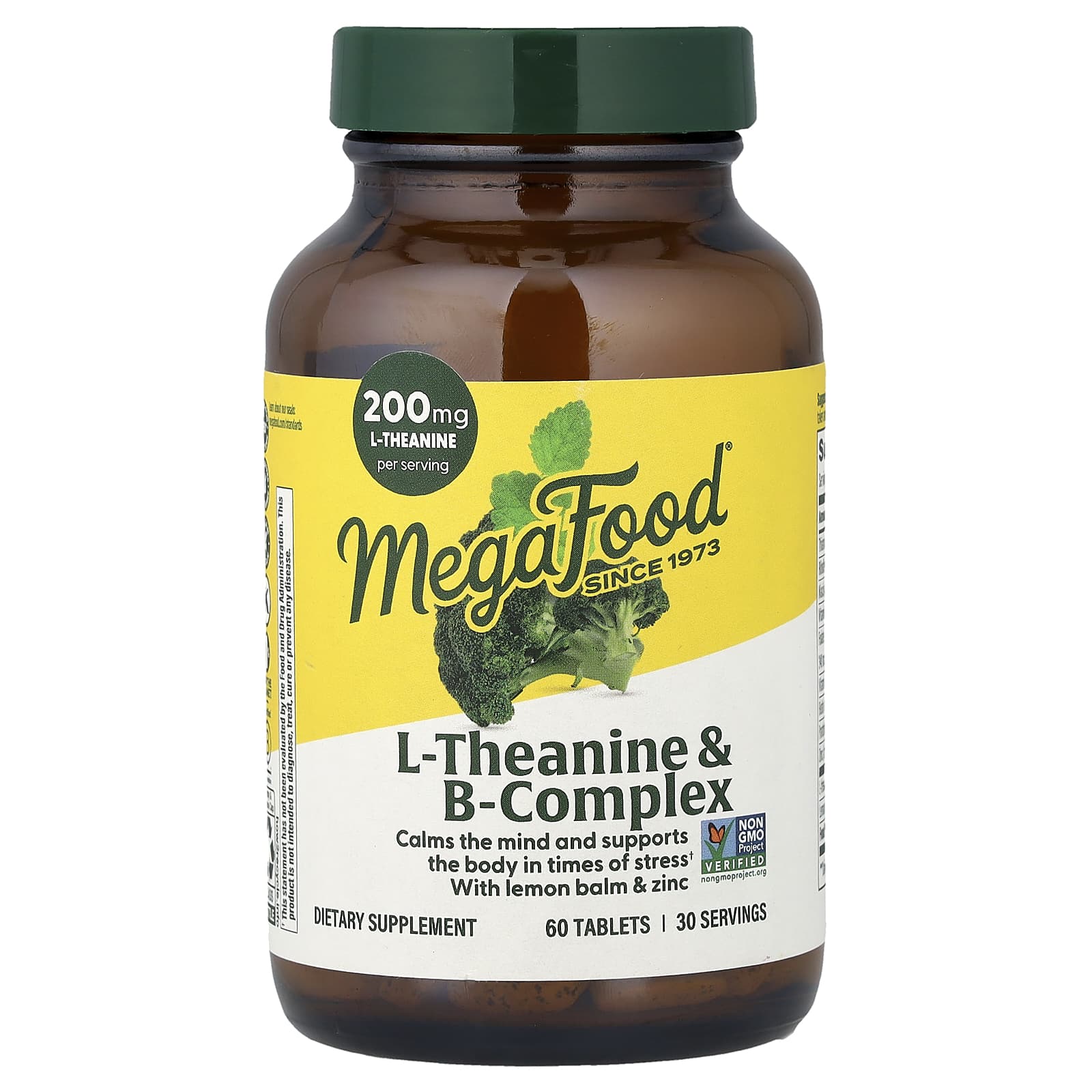 MegaFood L-Theanine & B-Complex – 60 comprimés — Tunisie