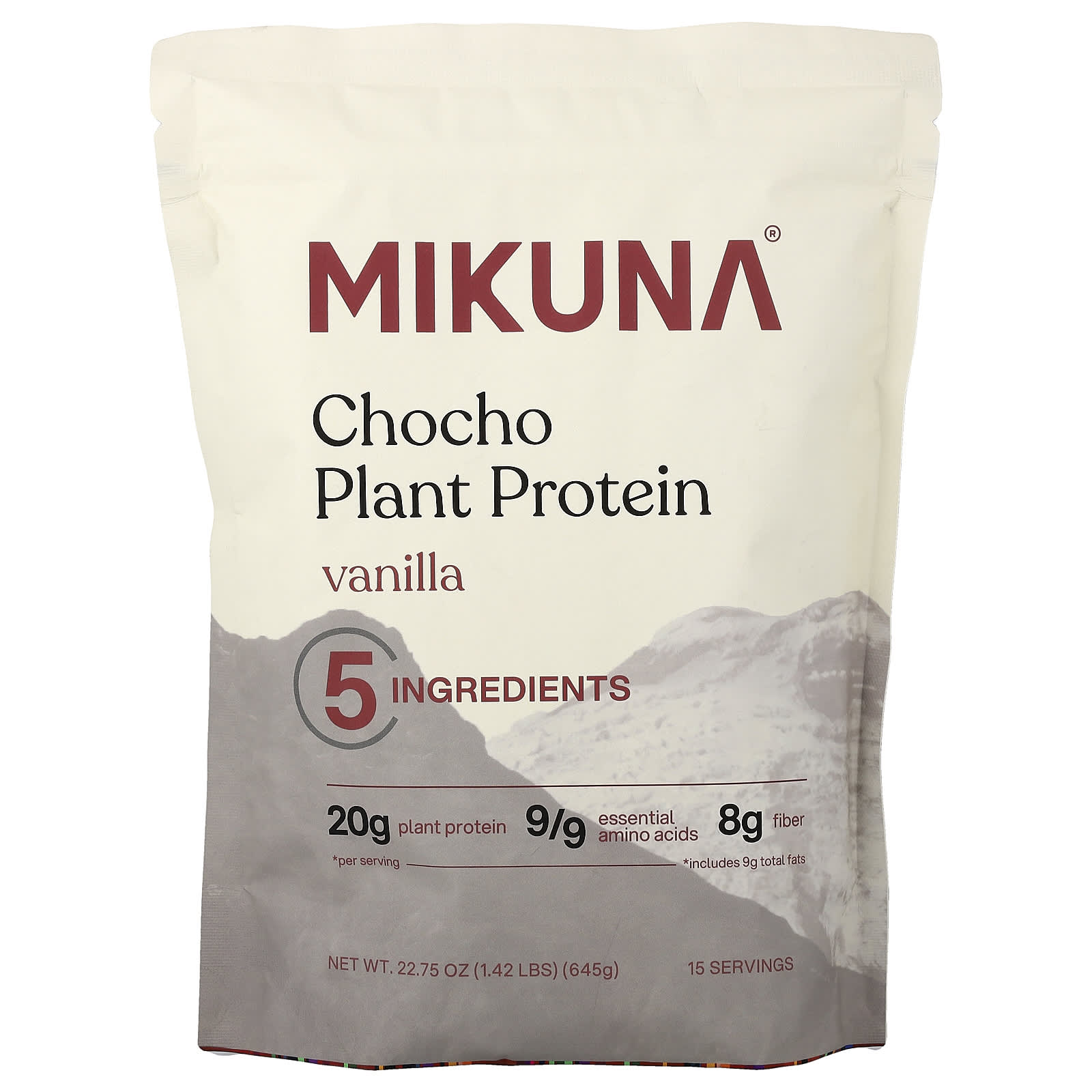 MIKUNA Chocho Plant Protein Powder – Vanilla – 645 g — Tunisie
