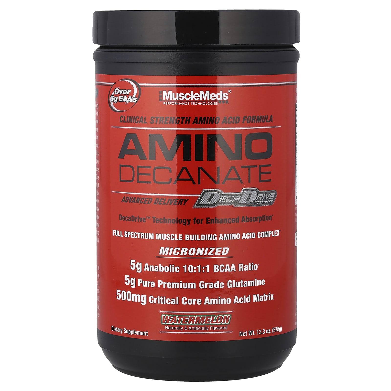 MuscleMeds Amino Decanate – Watermelon – 378 g — Tunisie