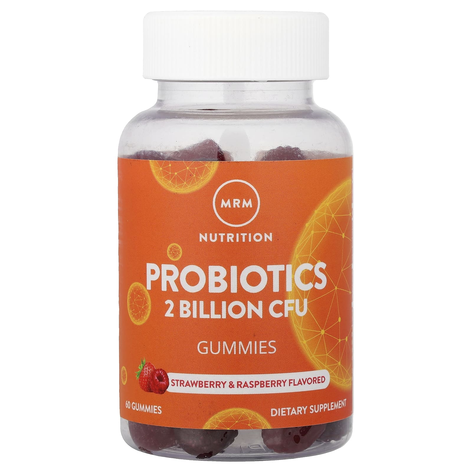 MRM Nutrition Probiotics Gummies – Strawberry & Raspberry – 60 gommes — Tunisie