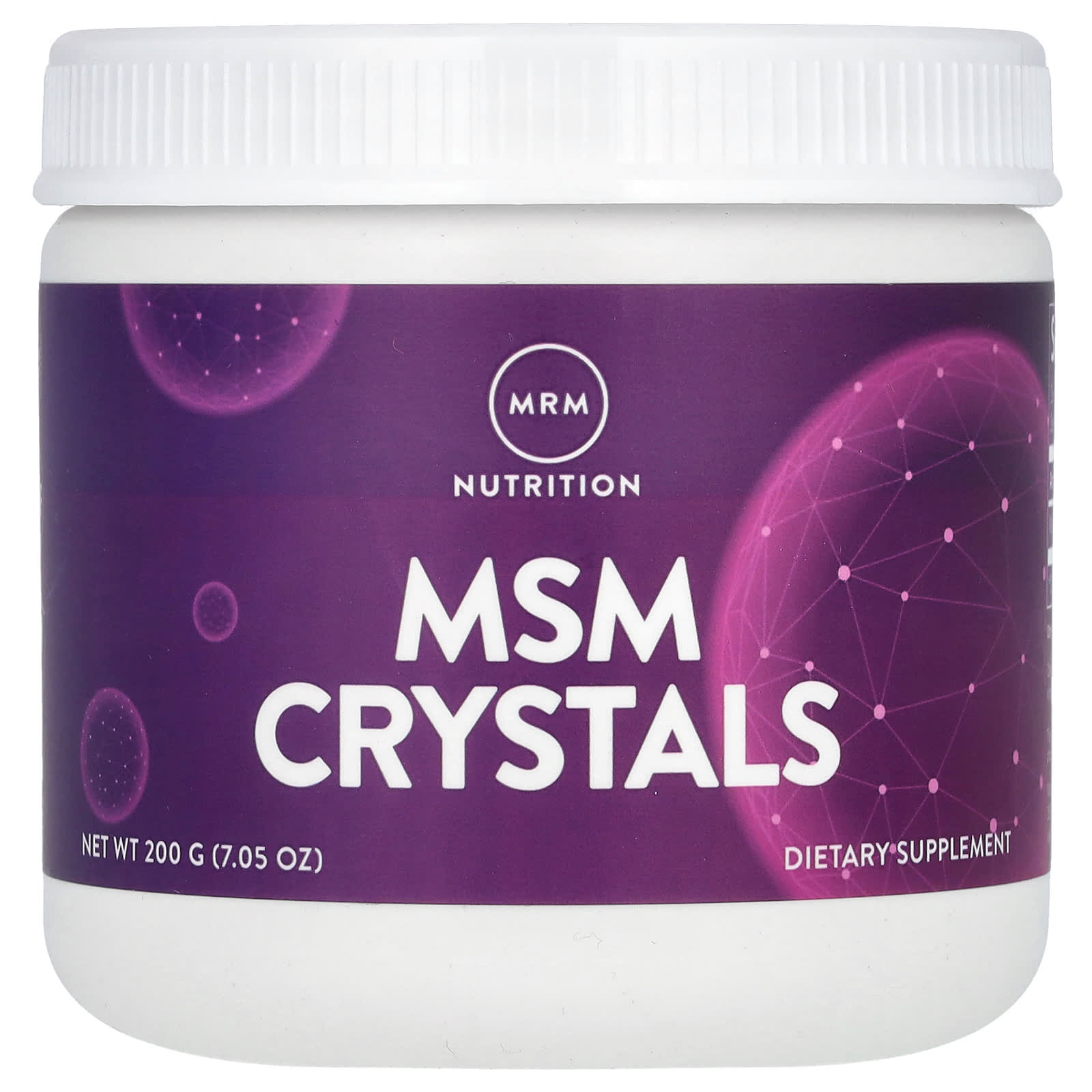 MRM Nutrition MSM Crystals – 200 g — Tunisie