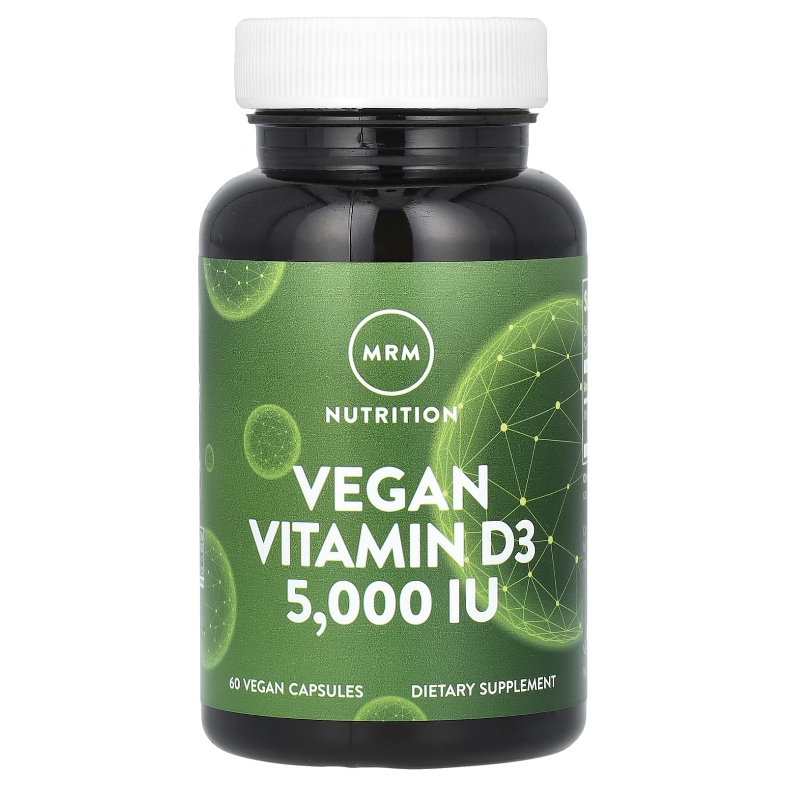 MRM Nutrition Vegan Vitamin D3 – 125 µg – 60 gélules véganes — Tunisie