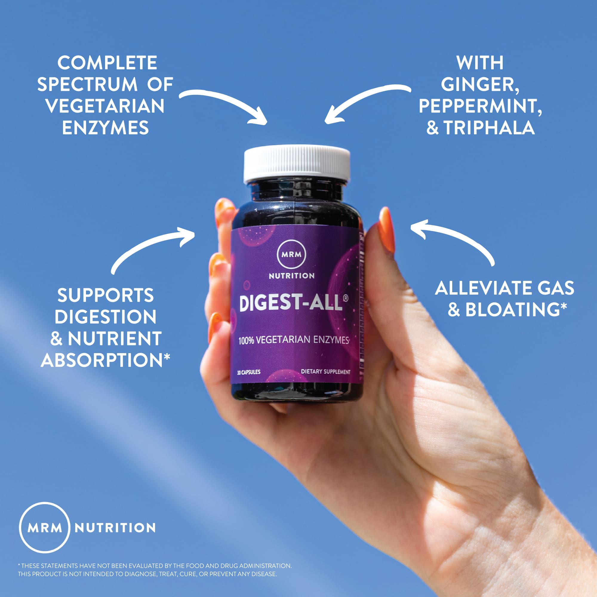 MRM Nutrition Digest-All – 30 gélules — étiquette 4
