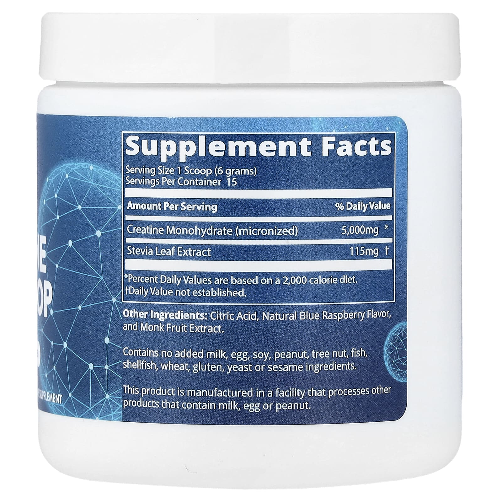 MRM Nutrition Creatine Dry Scoop – Blue Raspberry – 90 g — photo 2 sur 2