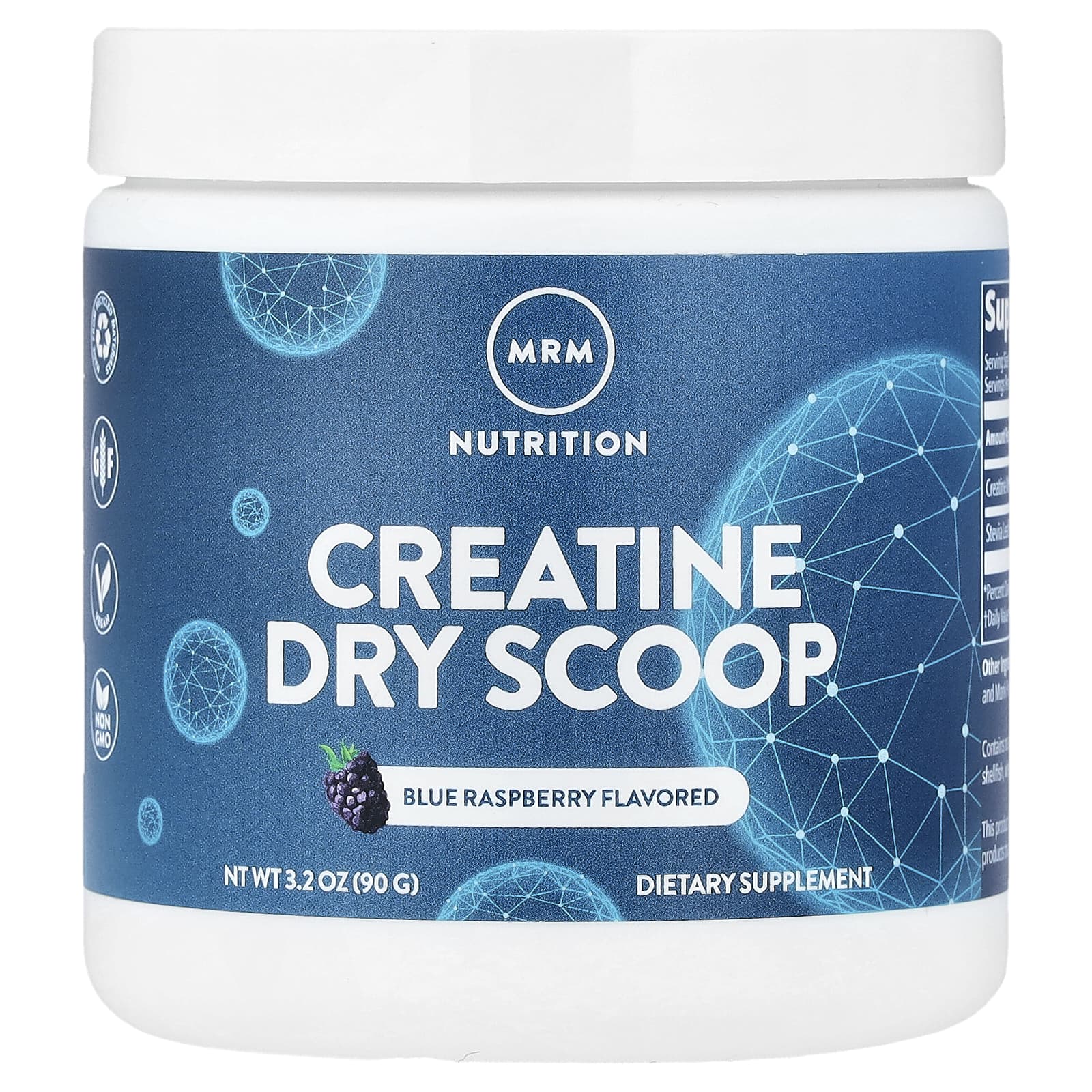 MRM Nutrition Creatine Dry Scoop – Blue Raspberry – 90 g — Tunisie