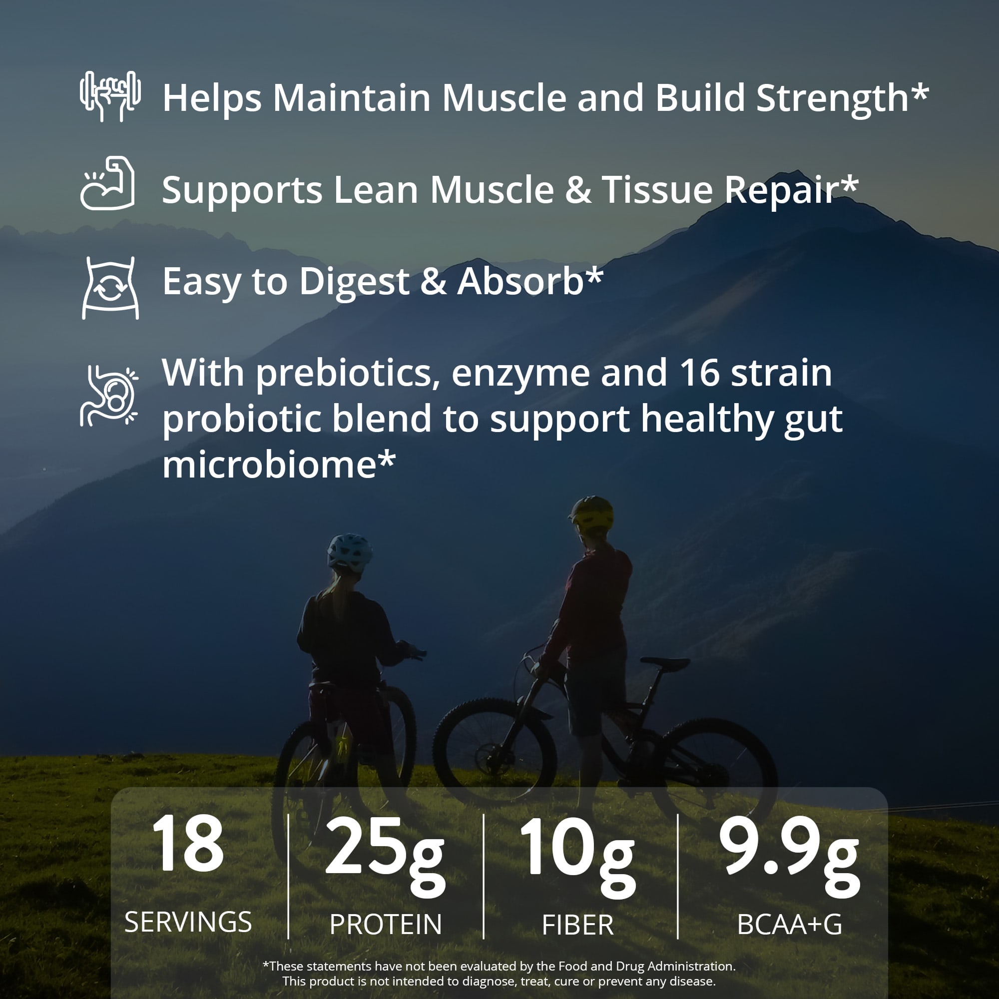 MRM Nutrition Gainer with Probiotics & Postbiotics – Vanilla – 1512 g — étiquette 5