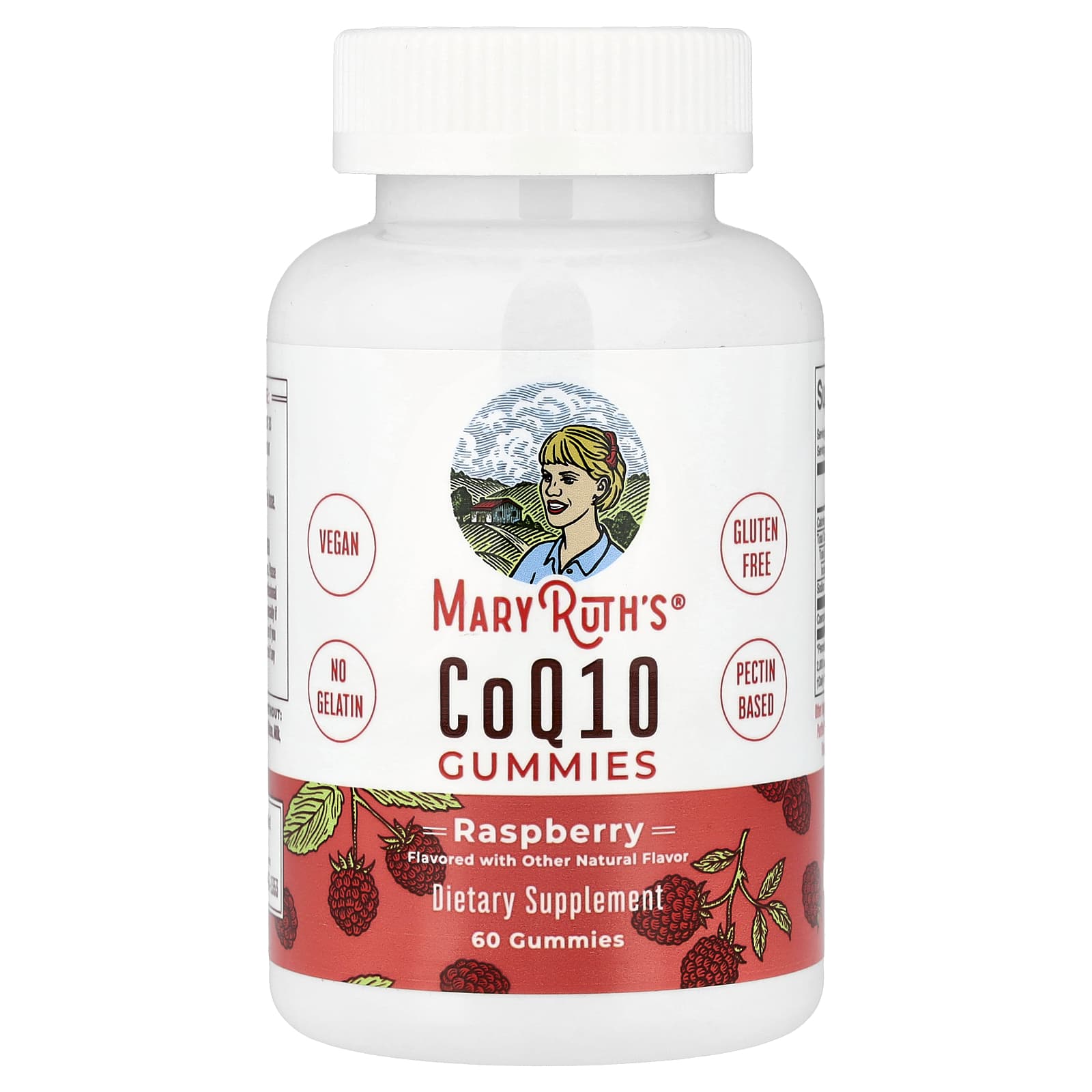 MaryRuth's CoQ10 Gummies – Raspberry – 10 gommes — Tunisie