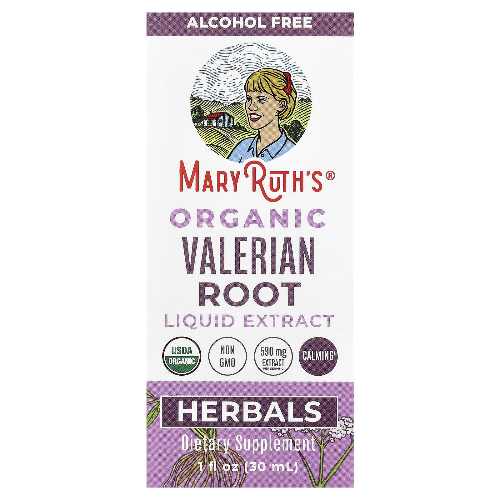 MaryRuth's Organic Valerian Root Liquid Extract, Alcohol Free – 30 ml — Tunisie