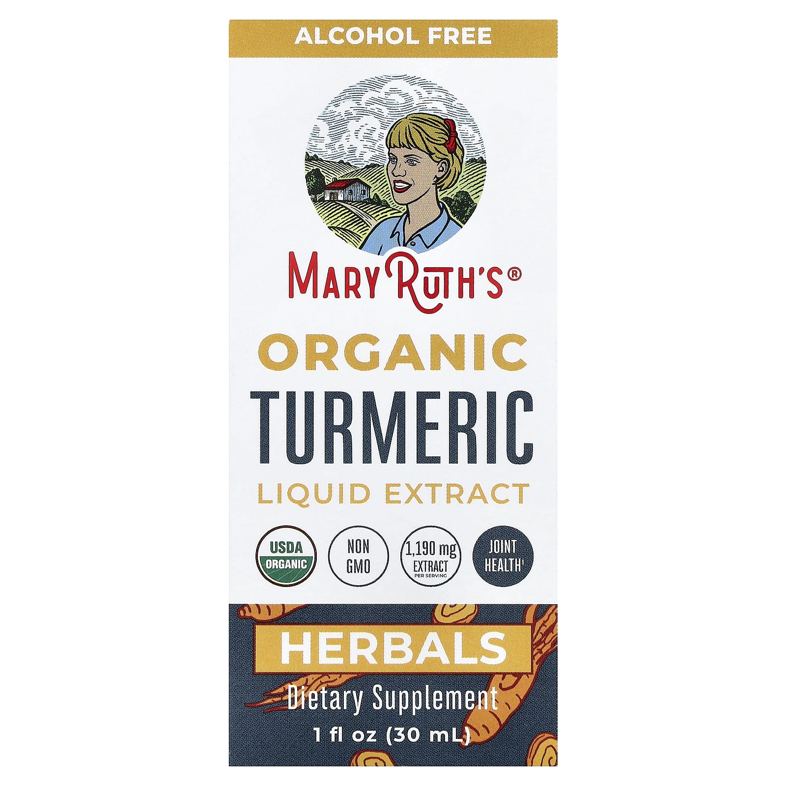 MaryRuth's Organic Turmeric Liquid Extract, Alcohol Free – 30 ml — Tunisie