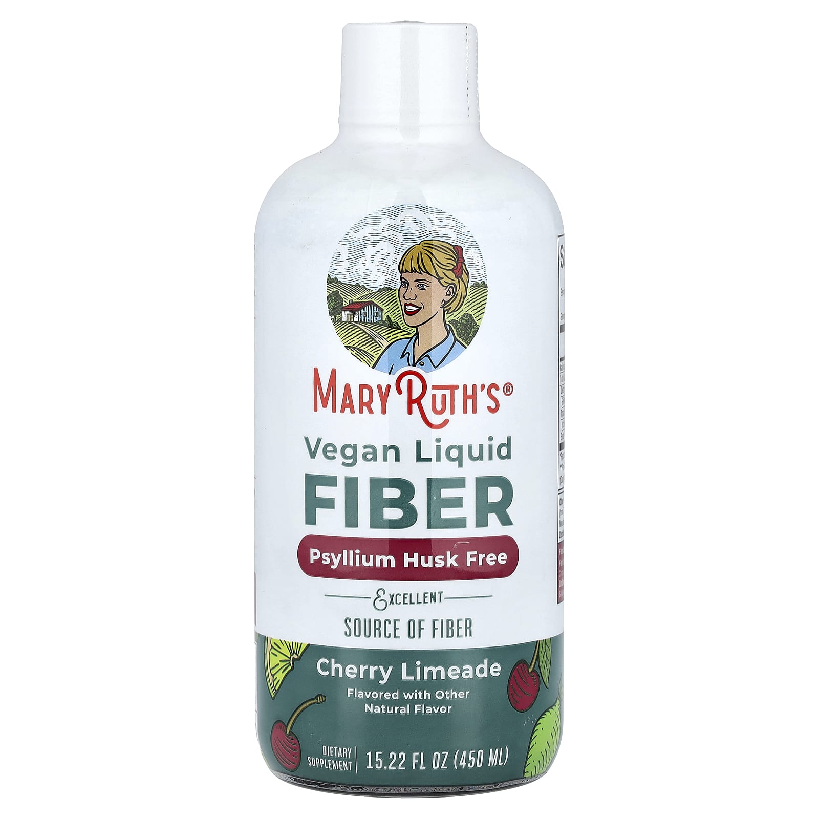 MaryRuth's Vegan Liquid Fiber – Cherry Limeade – 450 ml — Tunisie