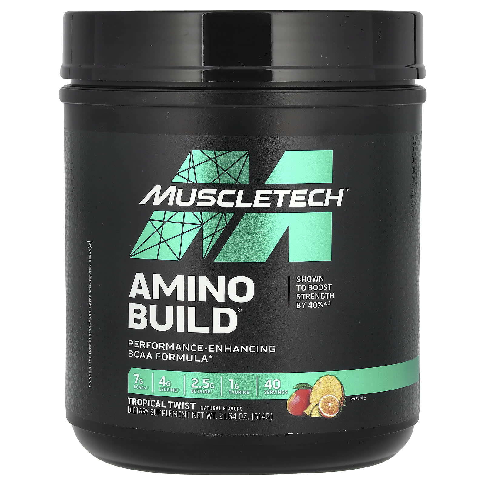MuscleTech Amino Build – Tropical Twist – 614 g — Tunisie
