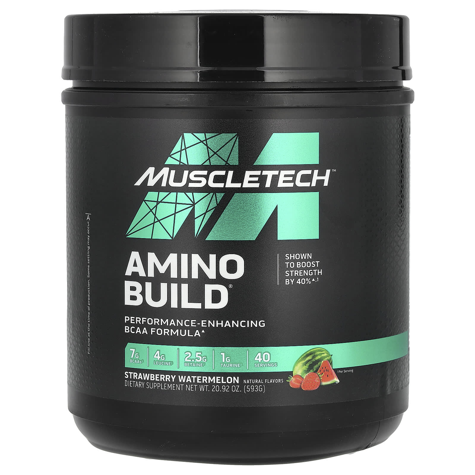 MuscleTech Amino Build – Strawberry Watermelon – 593 g — Tunisie