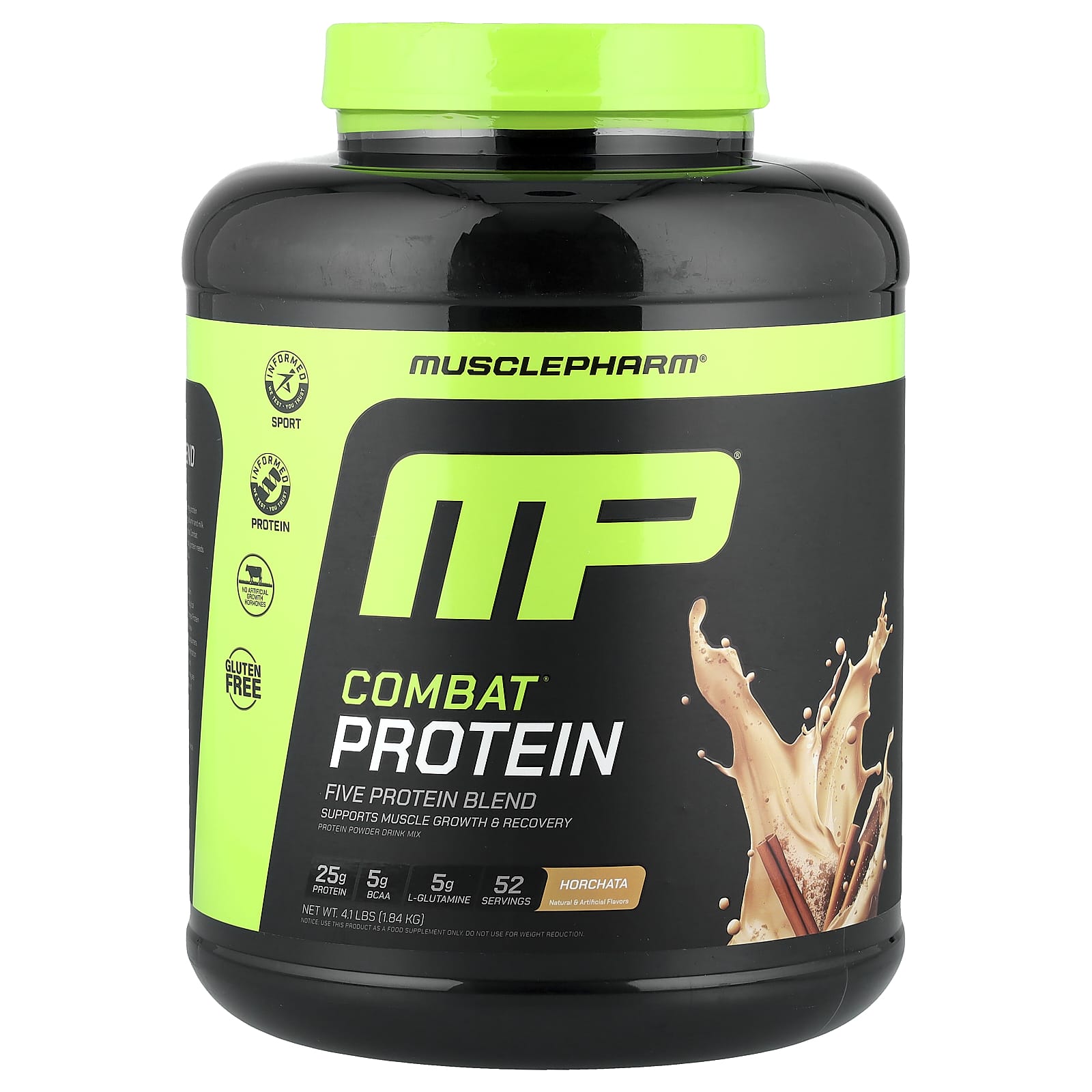 MusclePharm Combat Protein Powder, Horchata – 1,84 kg — Tunisie