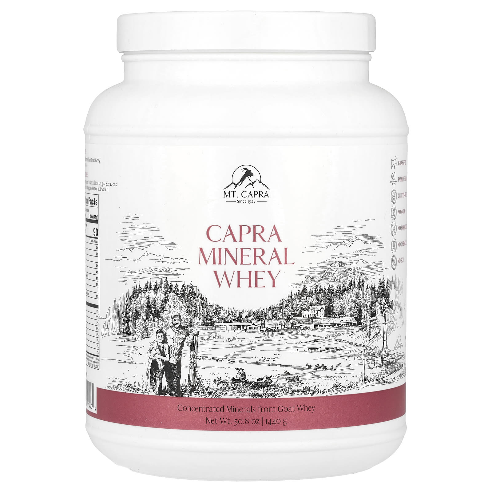Mt. Capra Capra Mineral Whey – 1440 g — Tunisie