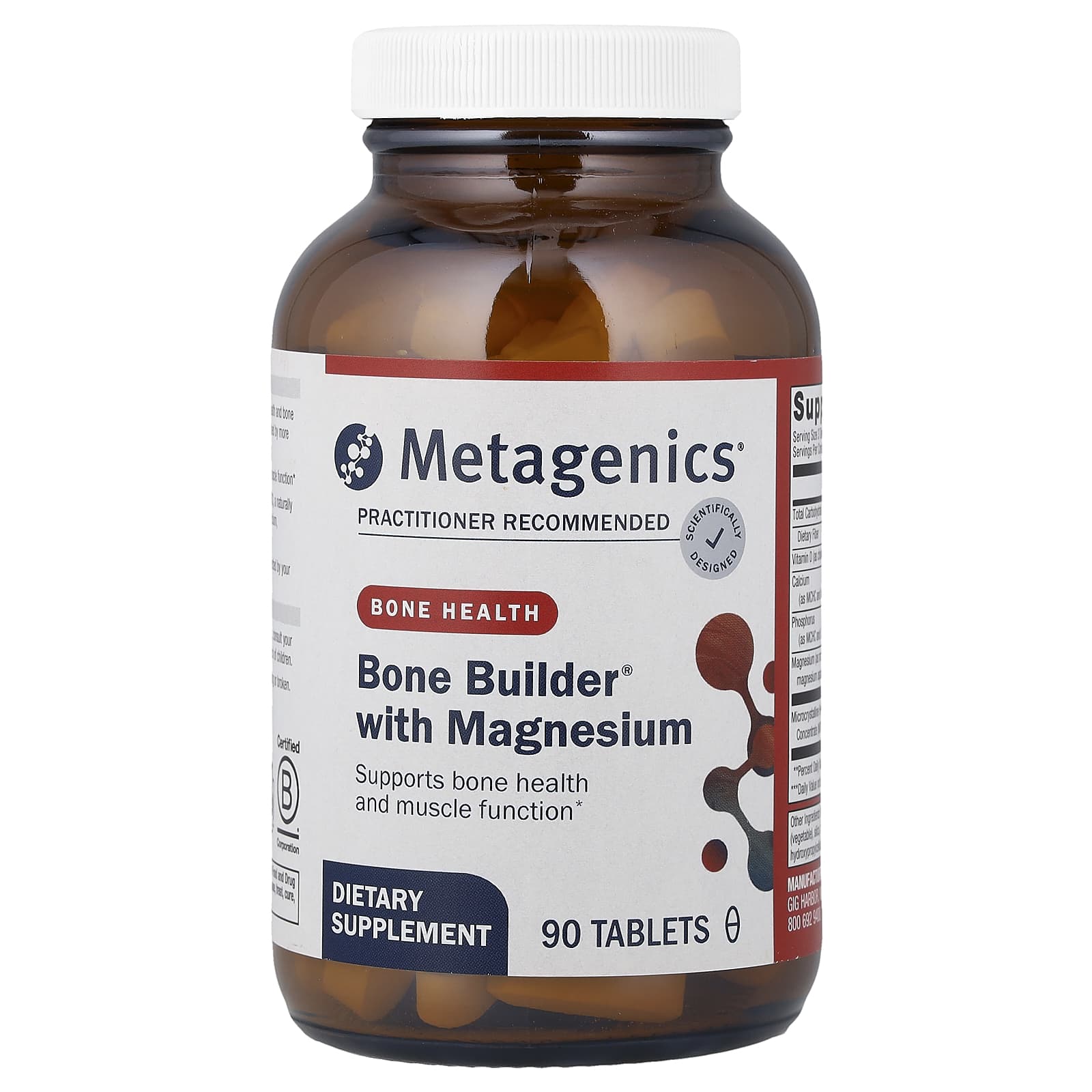 Metagenics Bone Builder With Magnesium – 90 comprimés — Tunisie