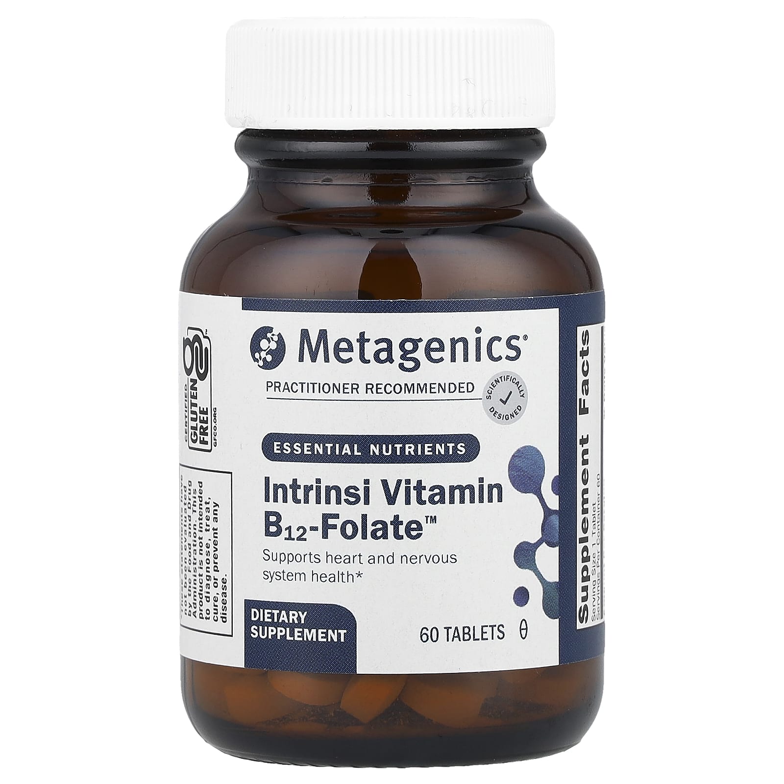 Metagenics Intrinsi Vitamin B12-Folate – 60 comprimés — Tunisie