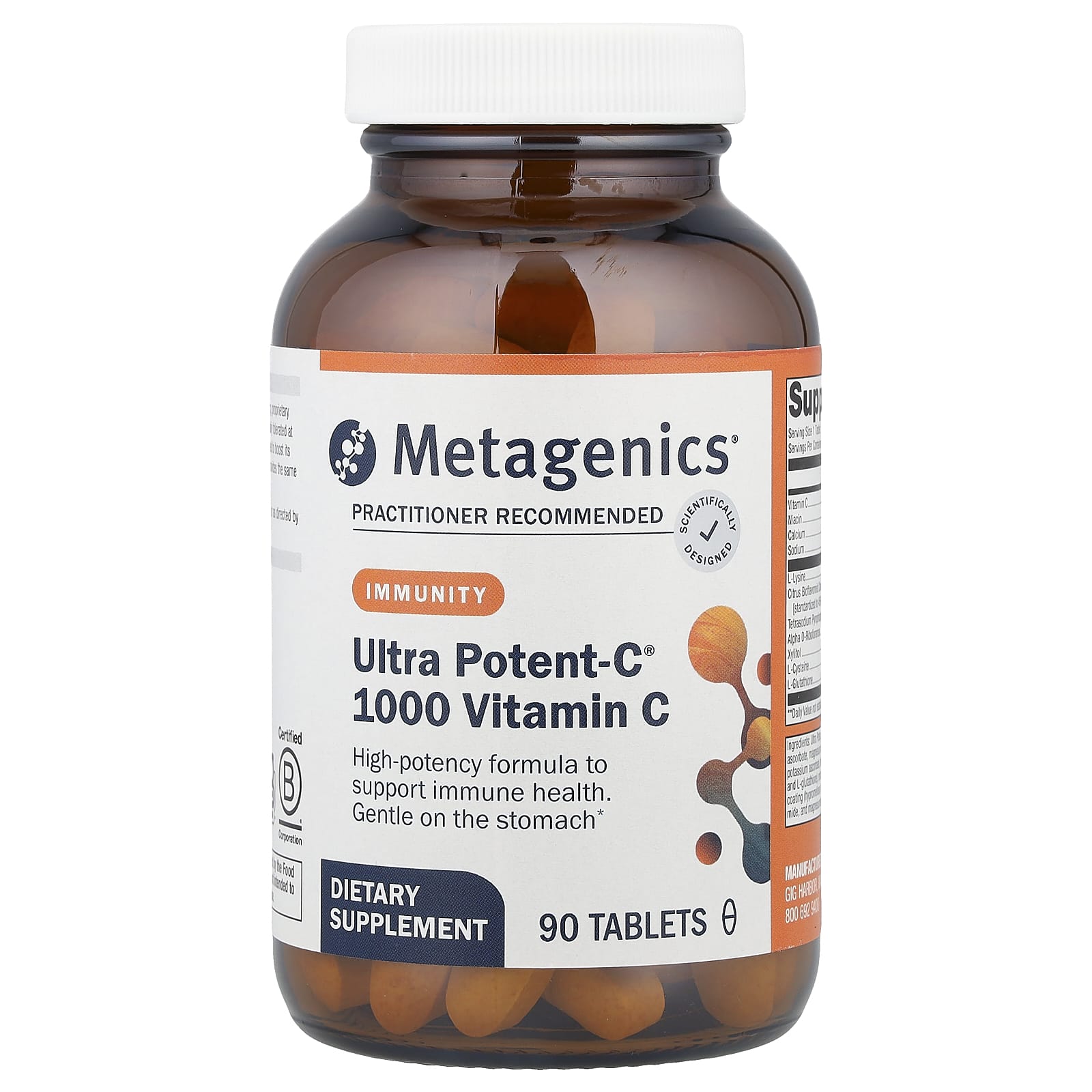 Metagenics Ultra Potent-C 1000 Vitamin C – 90 comprimés — Tunisie