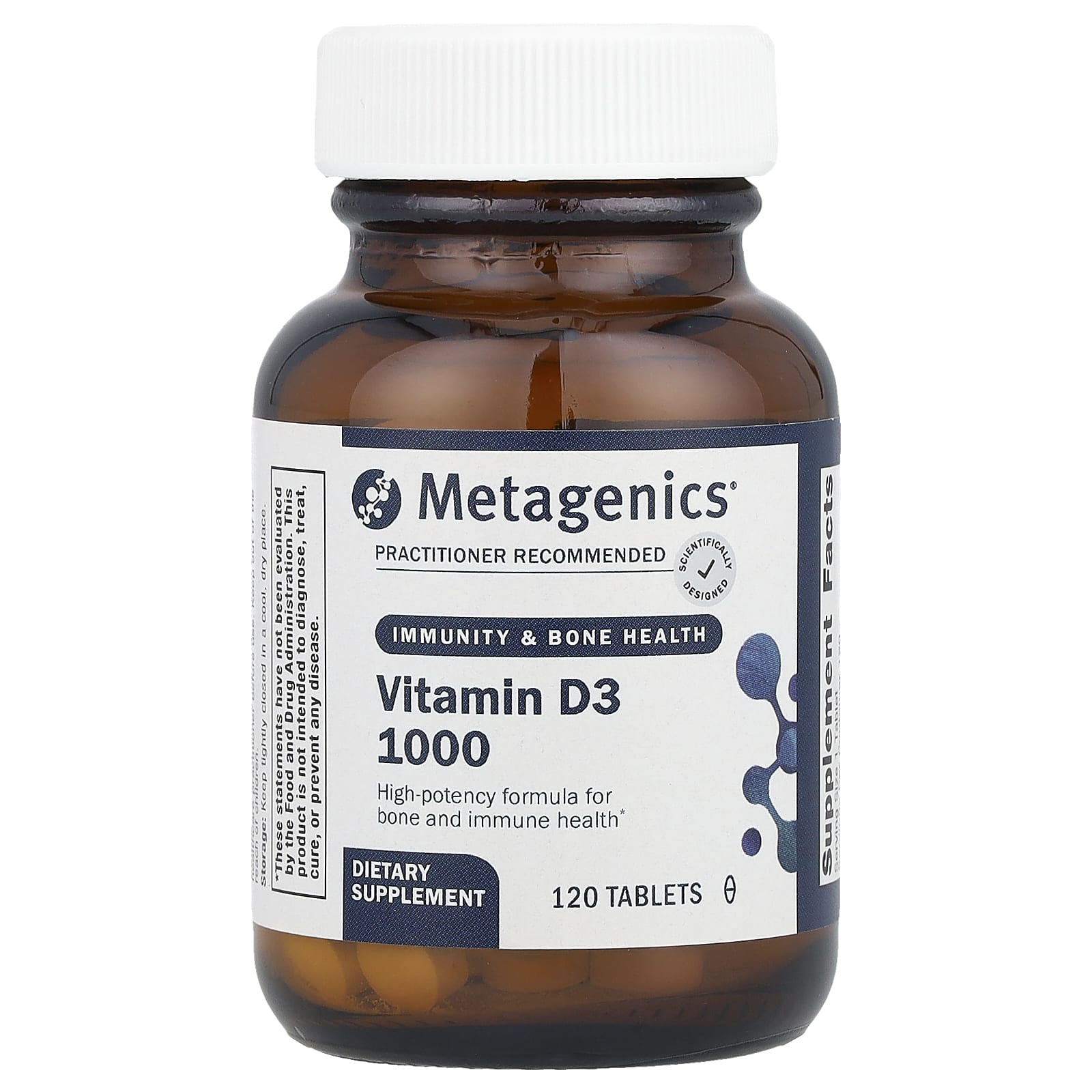 Metagenics Vitamin D3 1000 – 120 comprimés — Tunisie