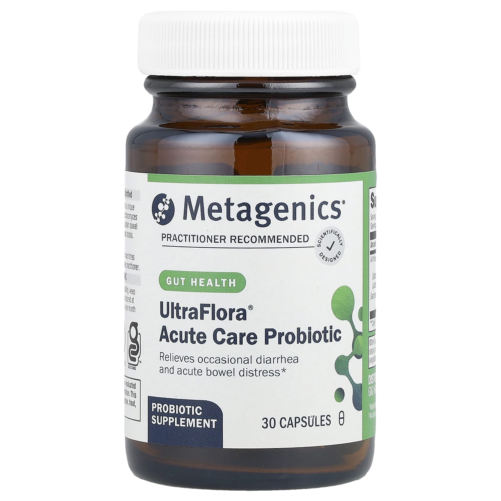 Metagenics UltraFlora Acute Care Probiotic – 30 gélules — Tunisie