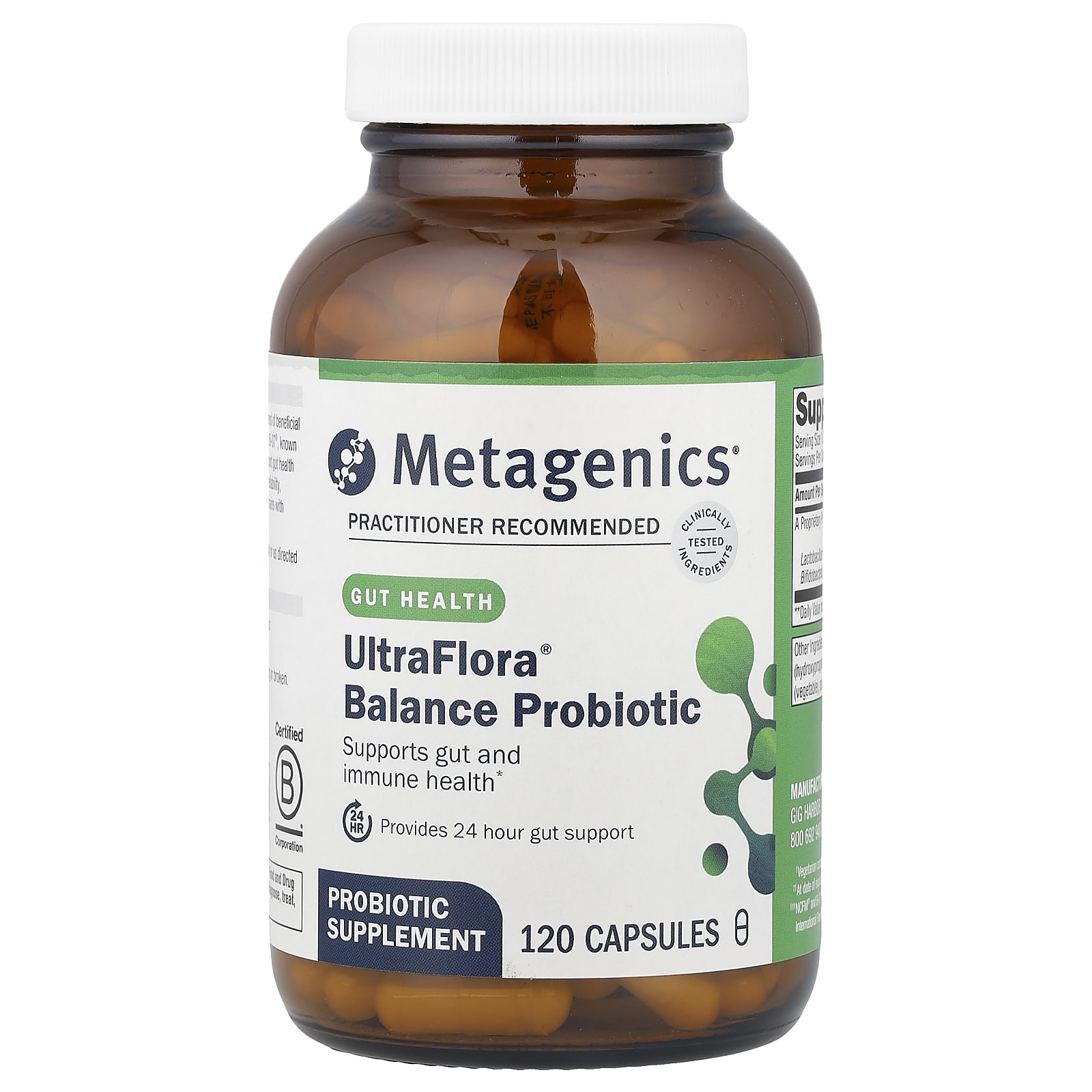 Metagenics UltraFlora Balance Probiotic – 120 gélules — Tunisie