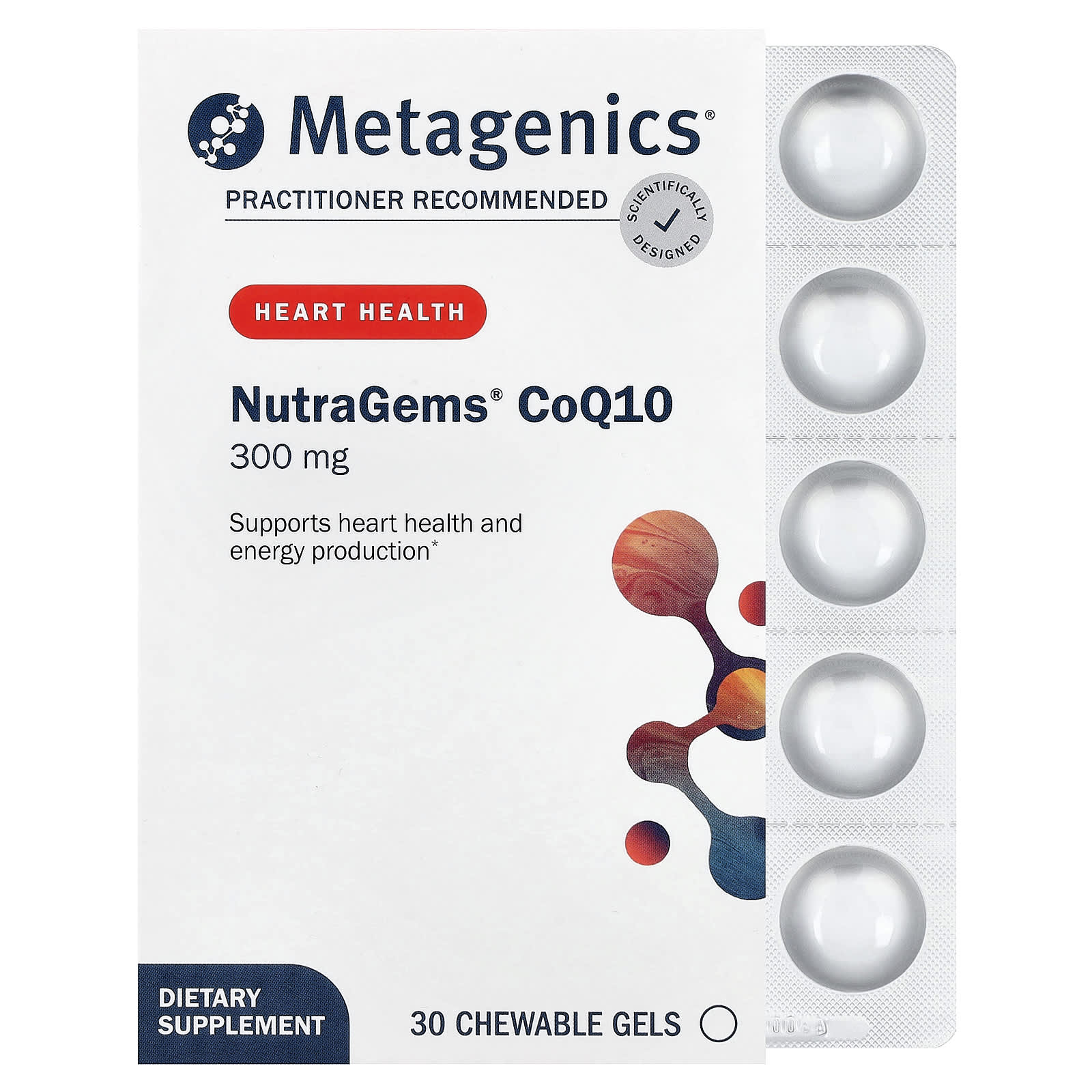 Metagenics NutraGems CoQ10 – 300 mg — Tunisie