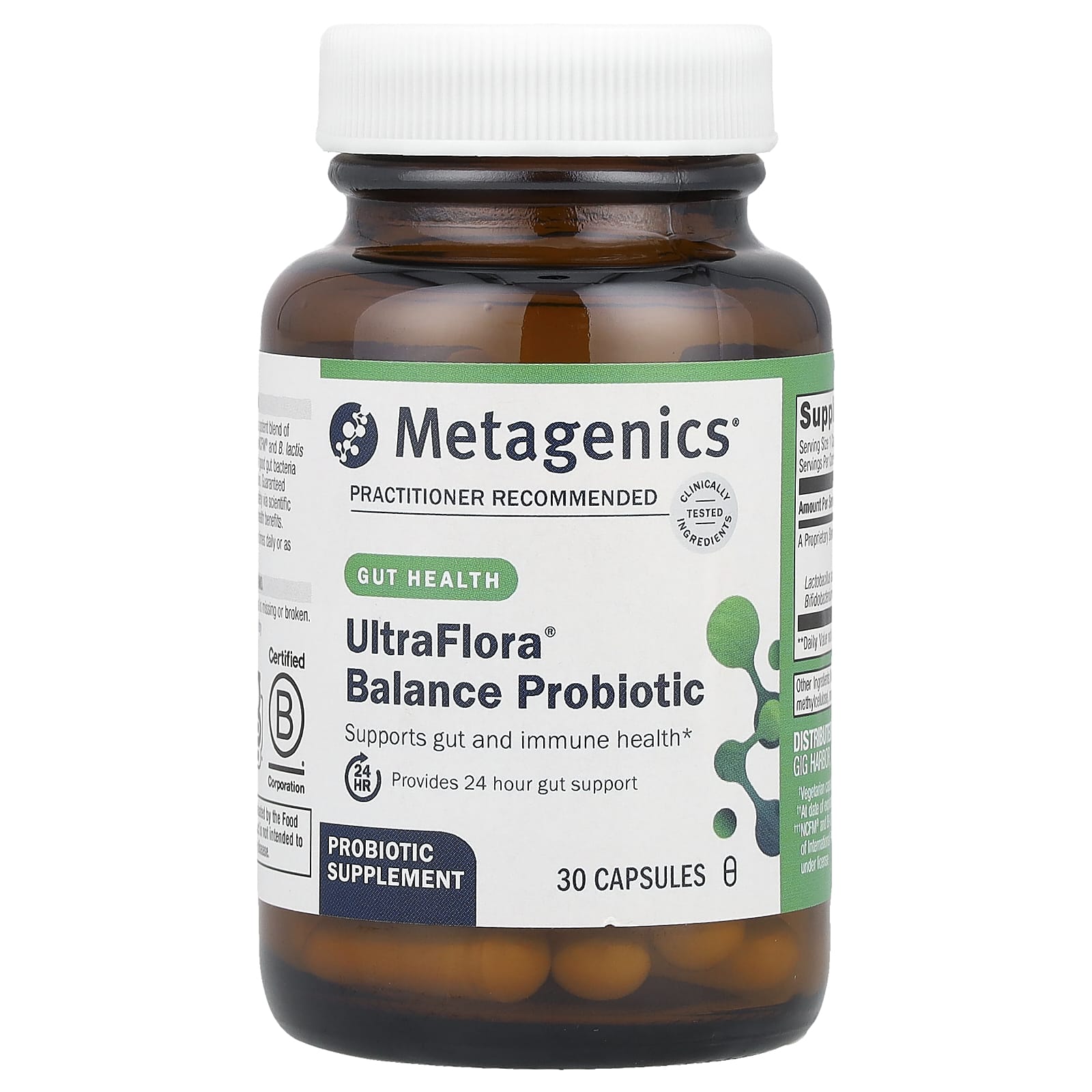 Metagenics UltraFlora Balance Probiotic – 30 gélules — Tunisie