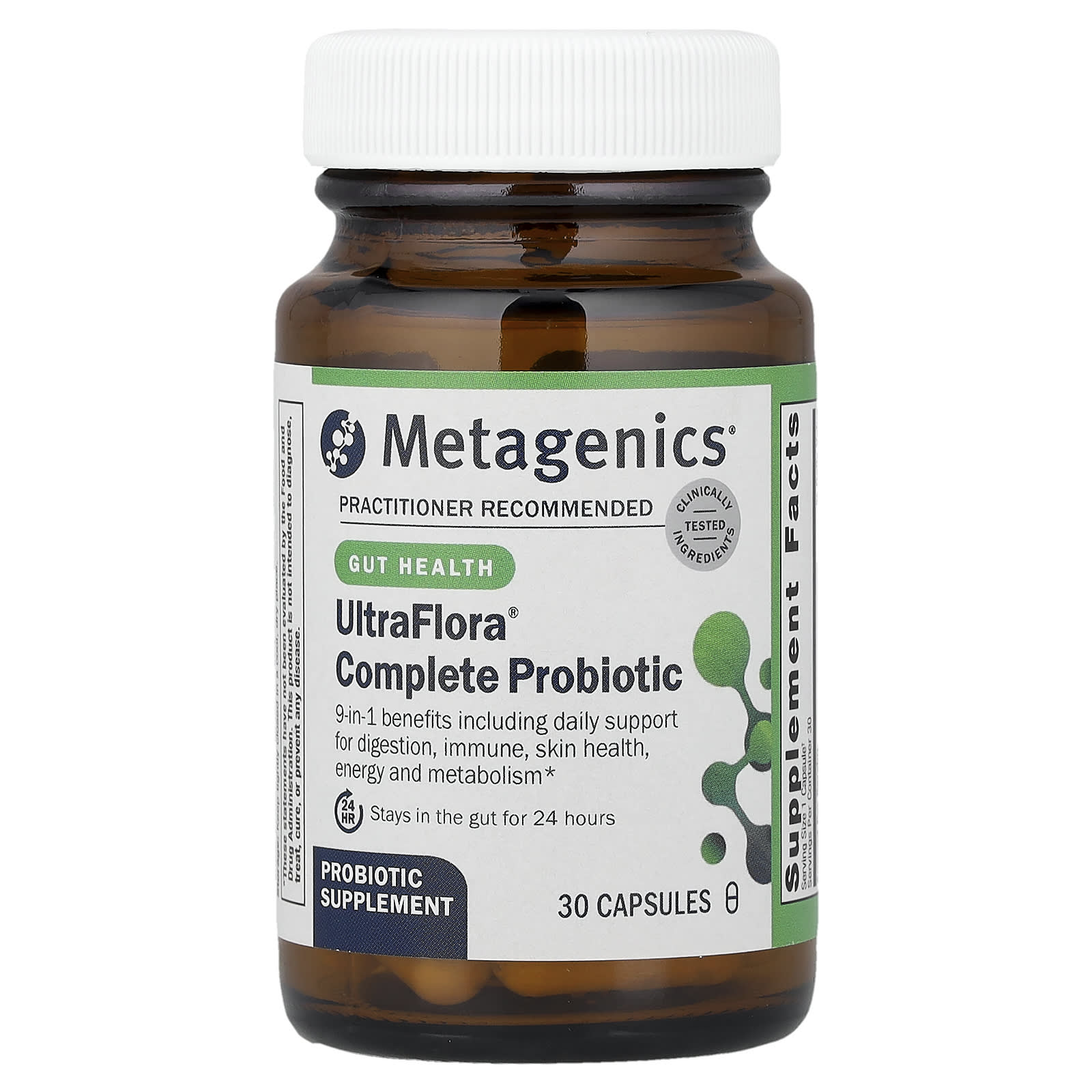 Metagenics UltraFlora Complete Probiotic – 30 gélules — Tunisie