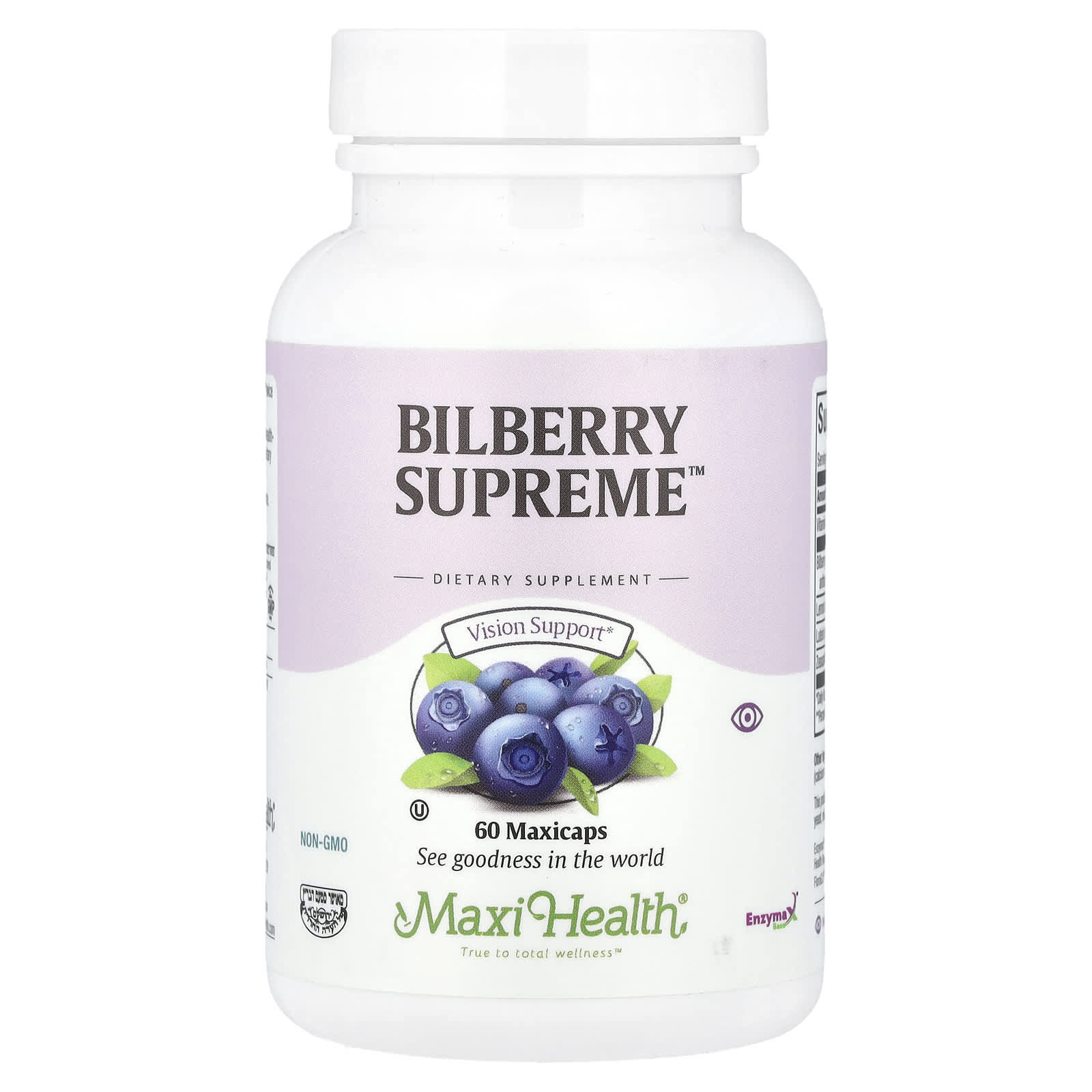 Maxi Health Bilberry Supreme, 60 Maxicaps – Bilberry Supreme — Tunisie