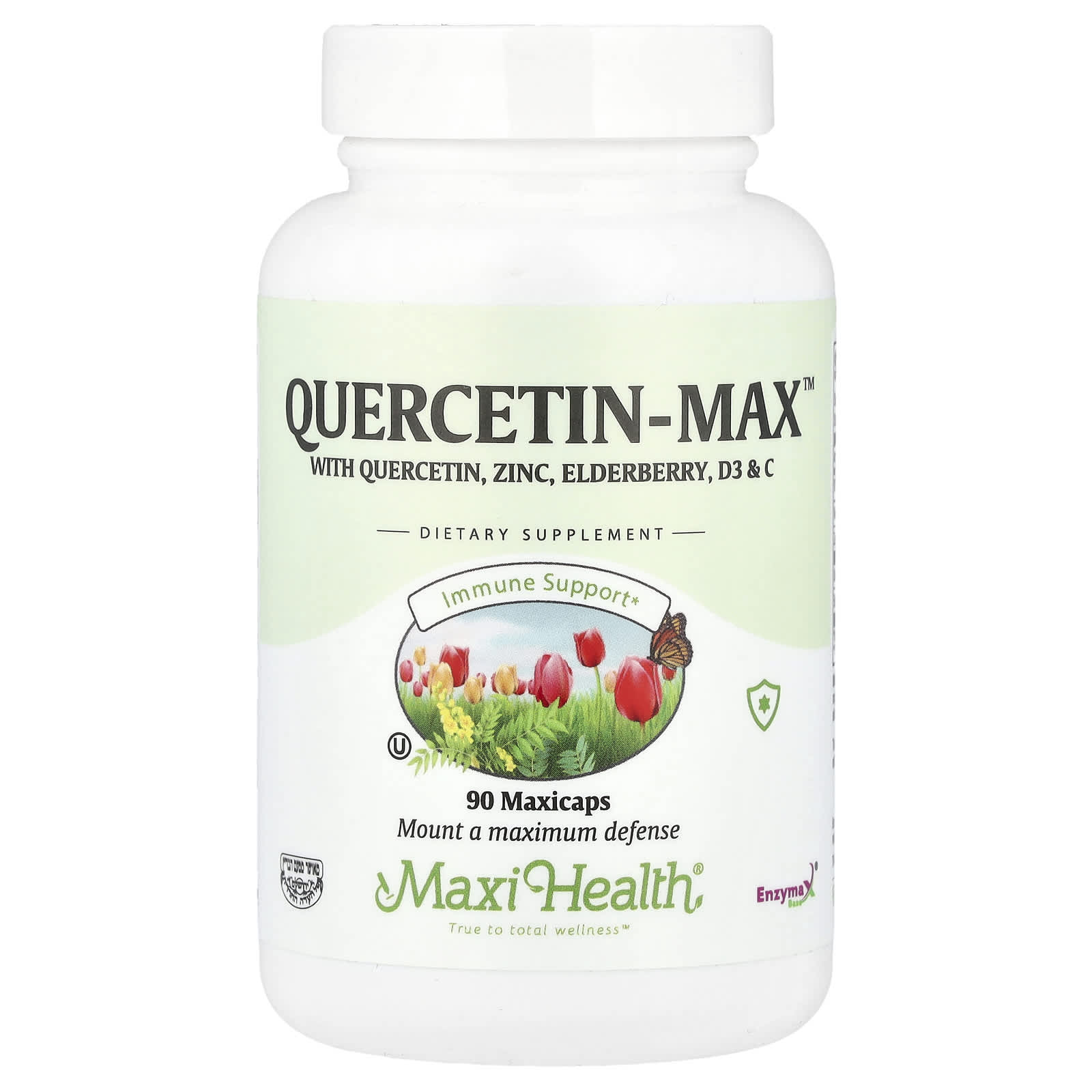 Maxi Health Quercetin-Max, 90 Maxicaps — Tunisie