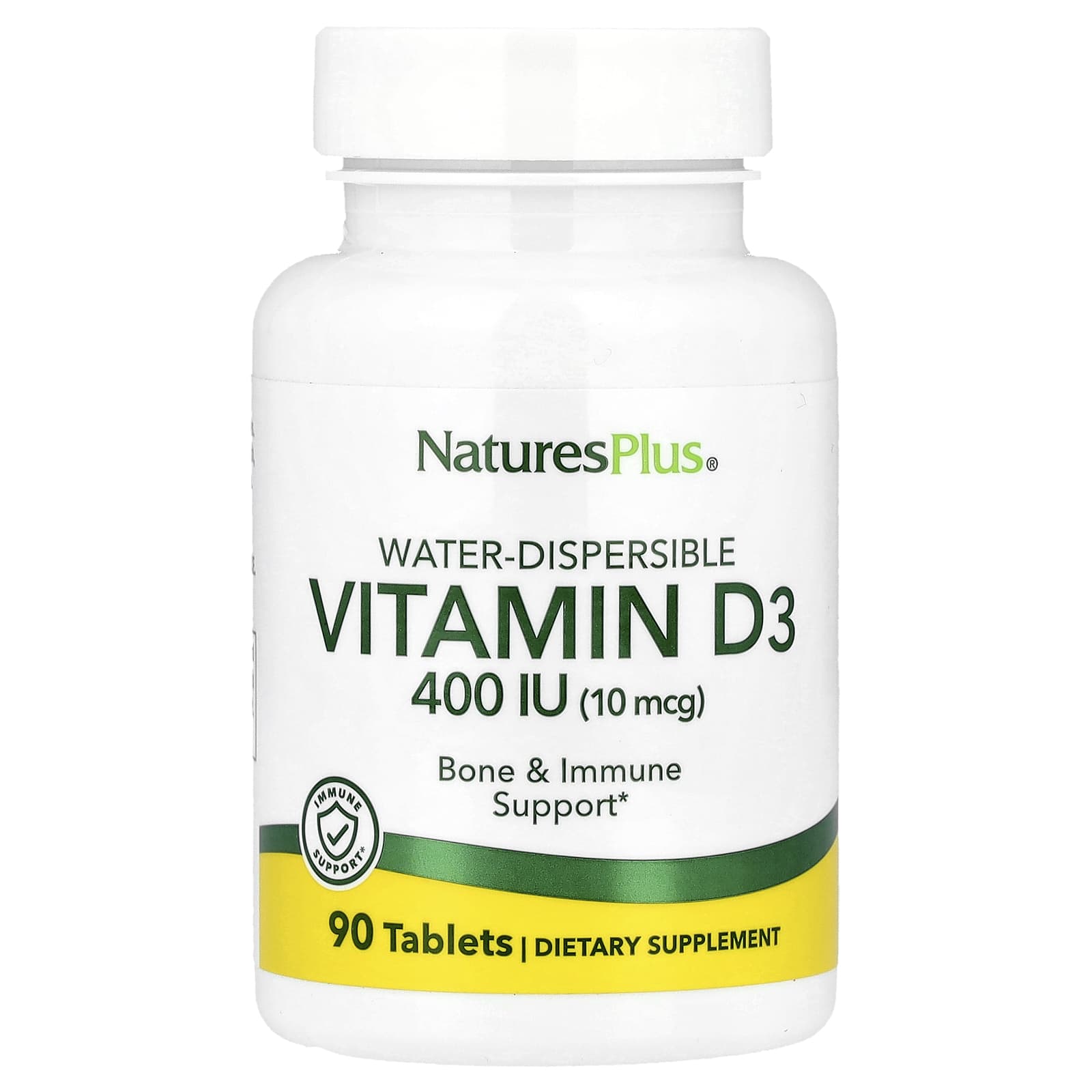 NaturesPlus Water-Dispersible Vitamin D3 – 90 comprimés — Tunisie