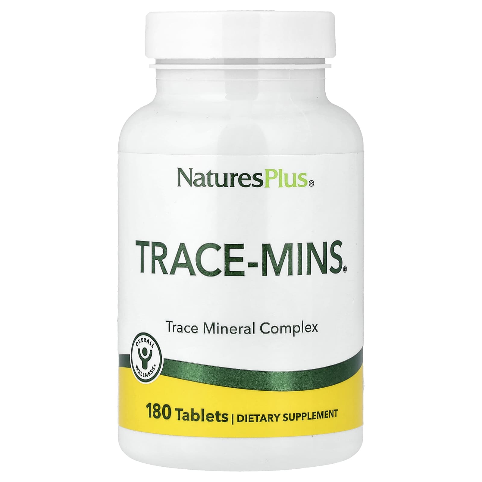 NaturesPlus Trace-Mins, Trace Mineral Complex – 180 comprimés — Tunisie